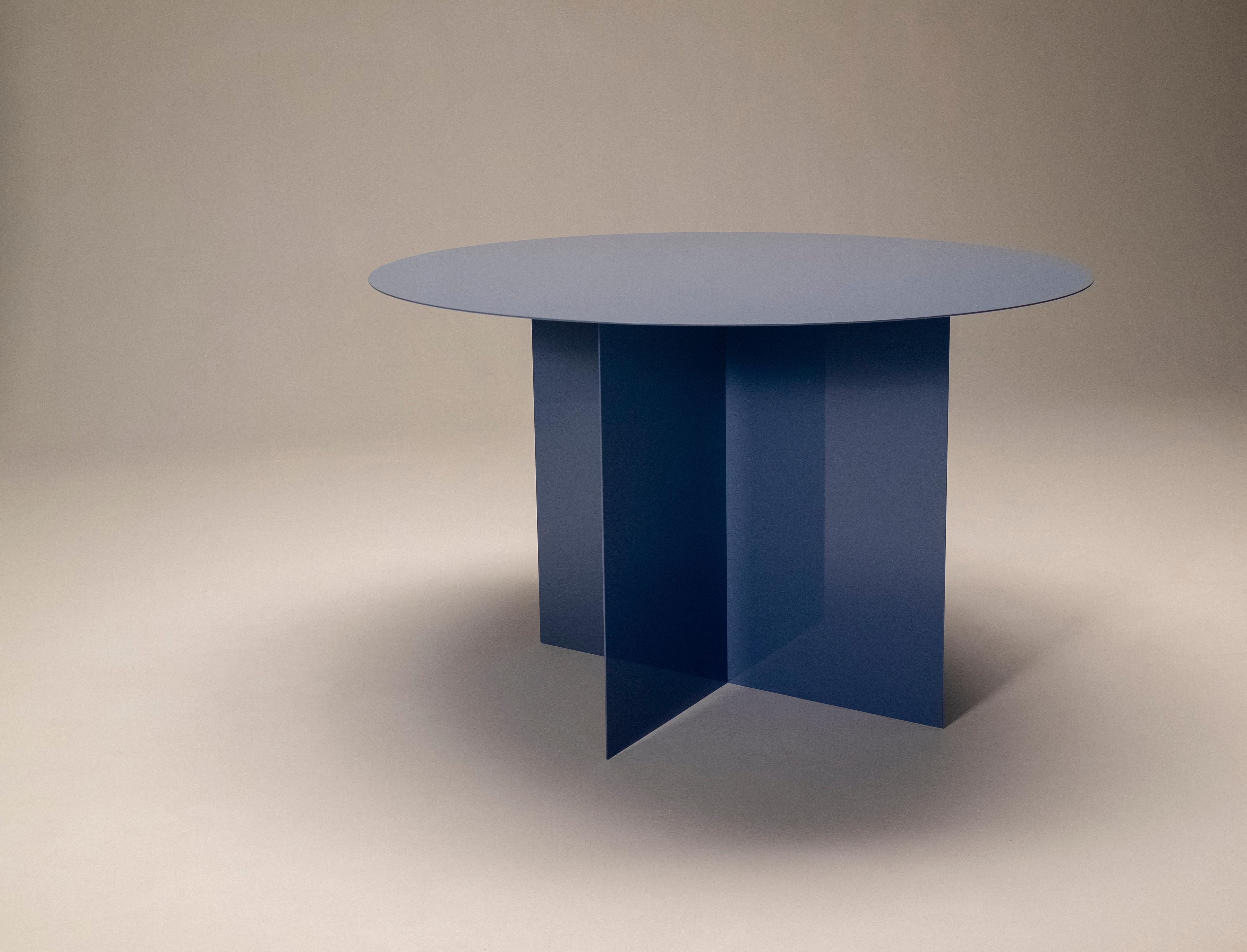 Italian Across Round Dining Table by Secondome Edizioni For Sale