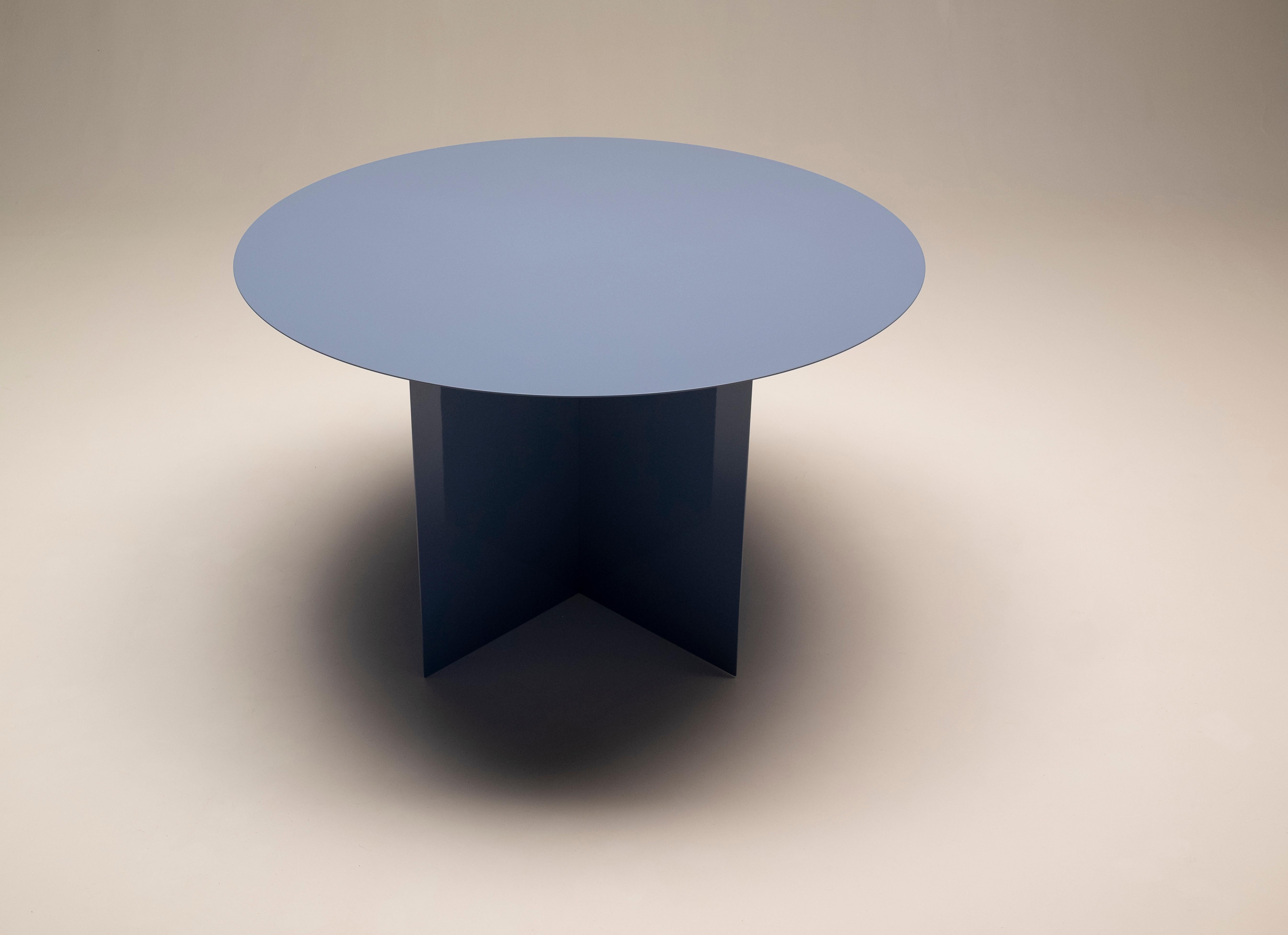 Contemporary Across Round Dining Table by Secondome Edizioni For Sale