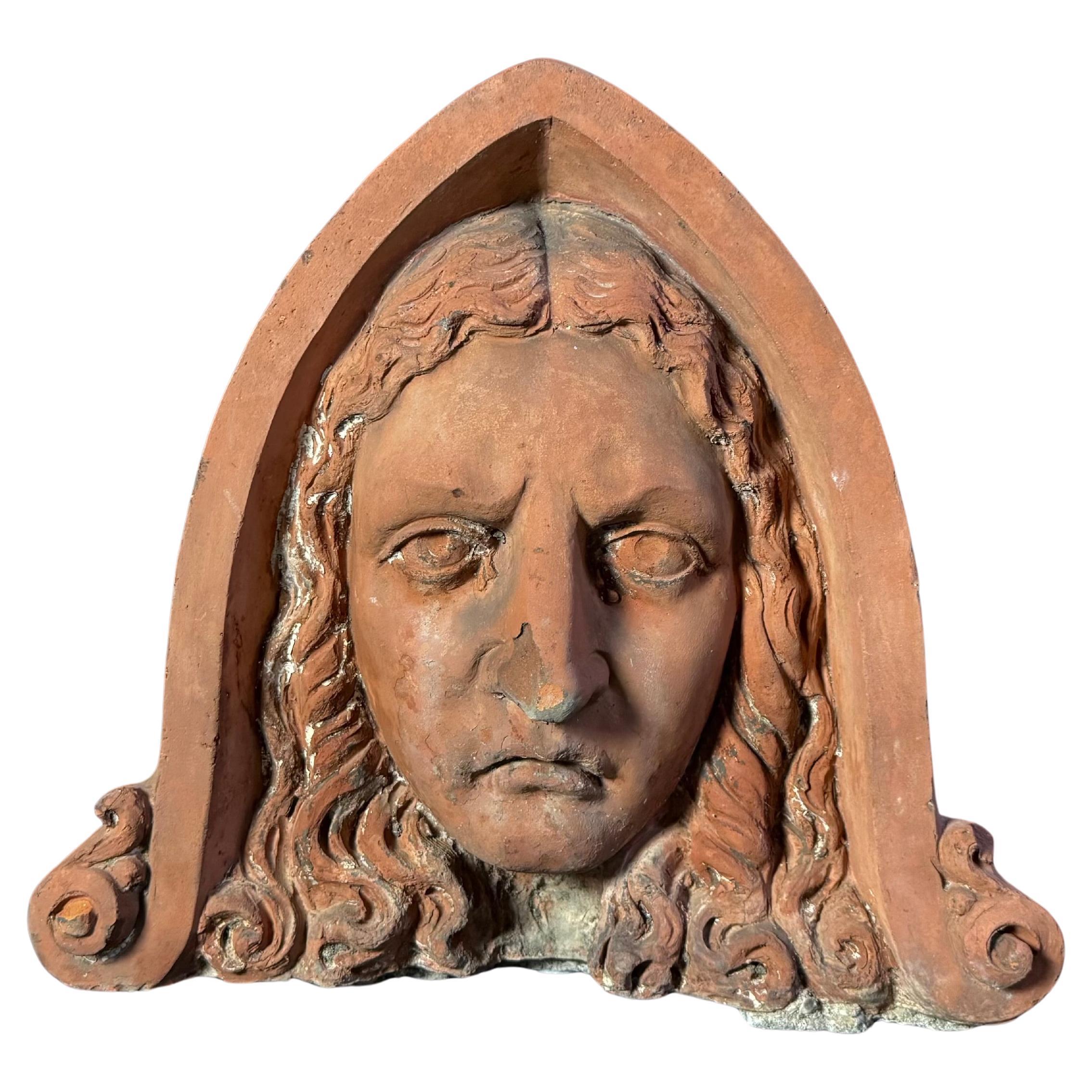 Acroterio in terracotta - Lombardia ( Italia) XIX secolo in vendita