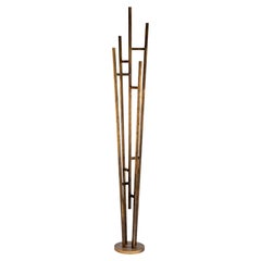 Acrux - Porte-manteau italien en acier teinté bronze