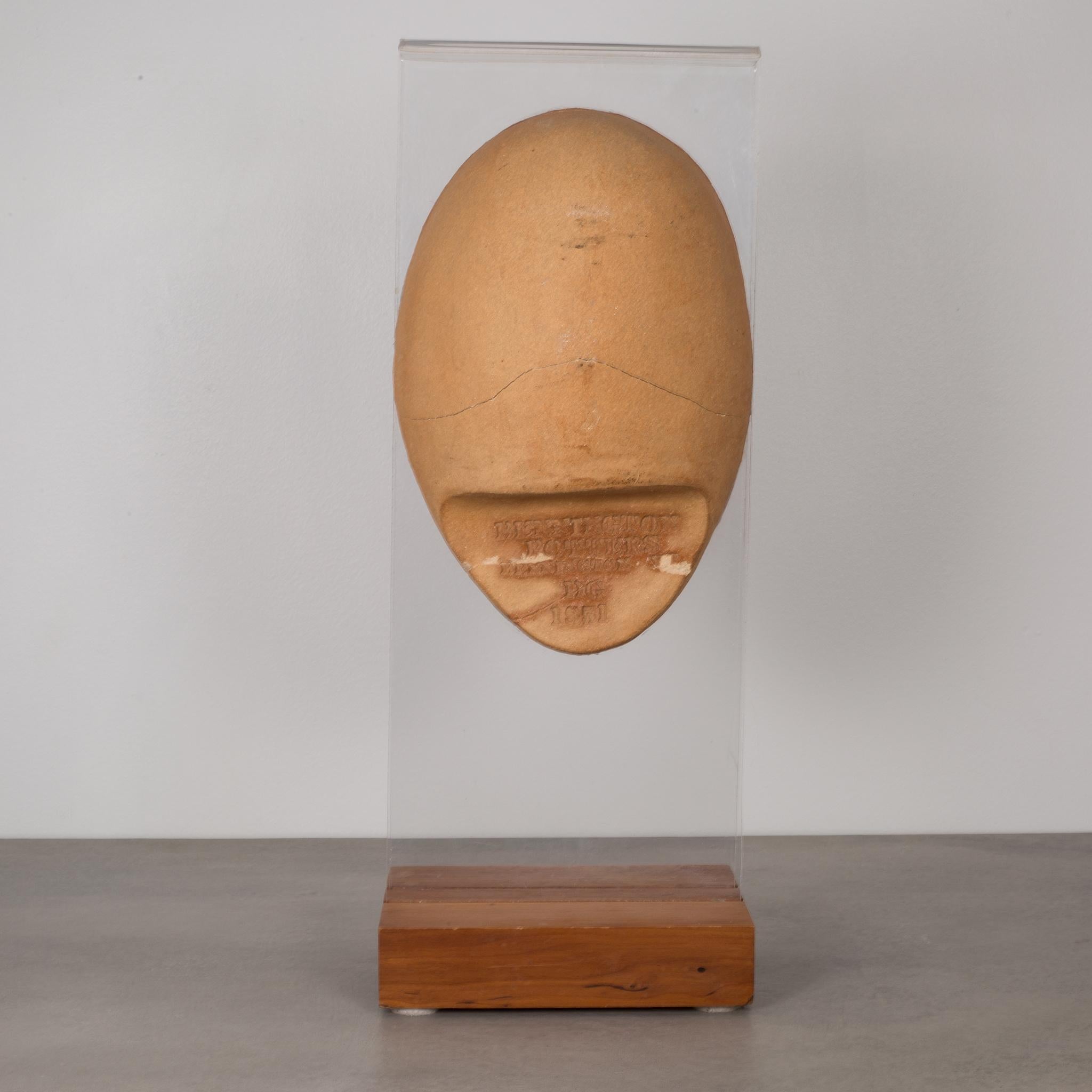 American Acrylic and Ceramic David Gil Sculpture, circa 1951