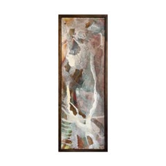 Acrylic and Oil Abstract Painting w/ a Wooden Frame