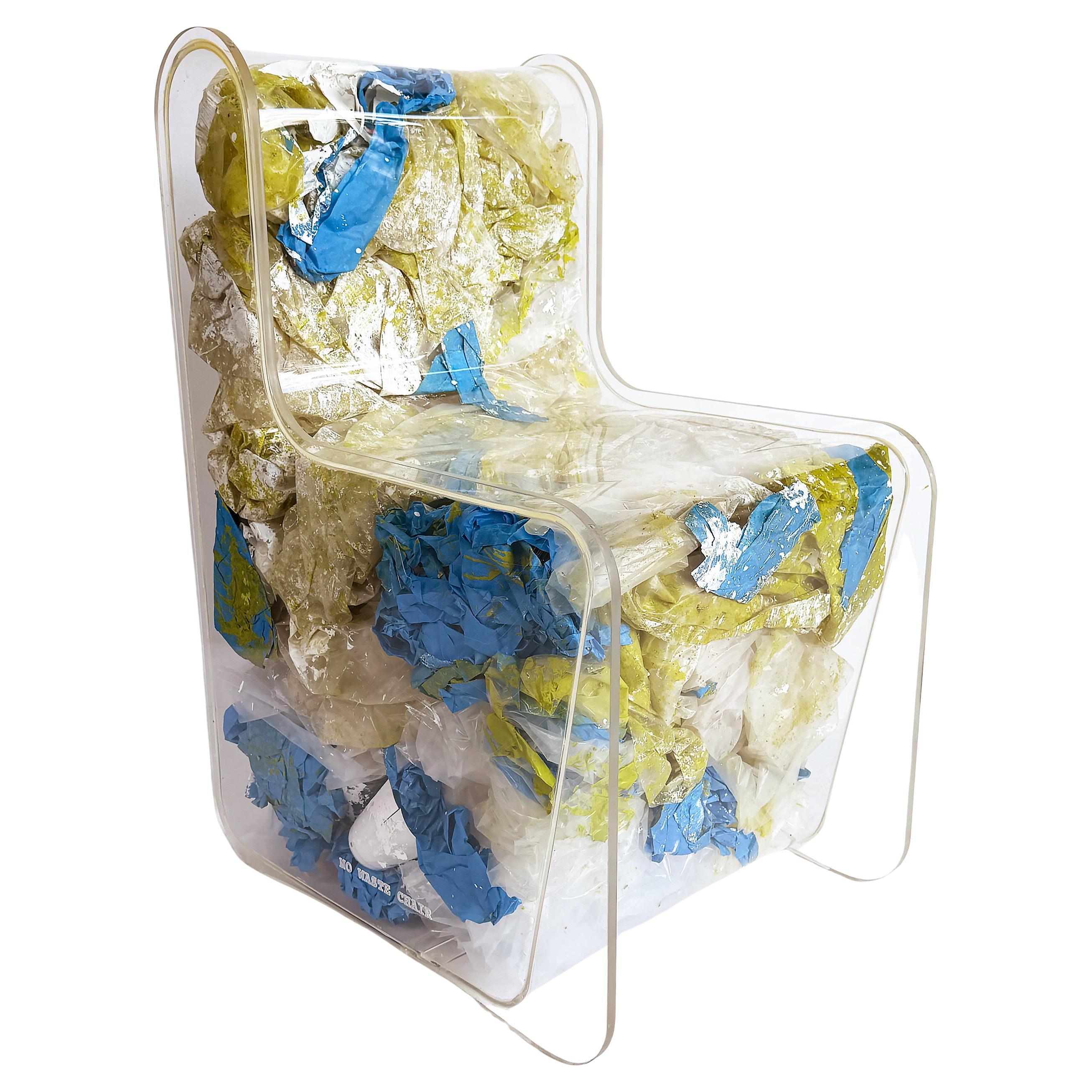 Acrylic Art Basil "No Waste" Chair by Kees Dekker for Colmar For Sale