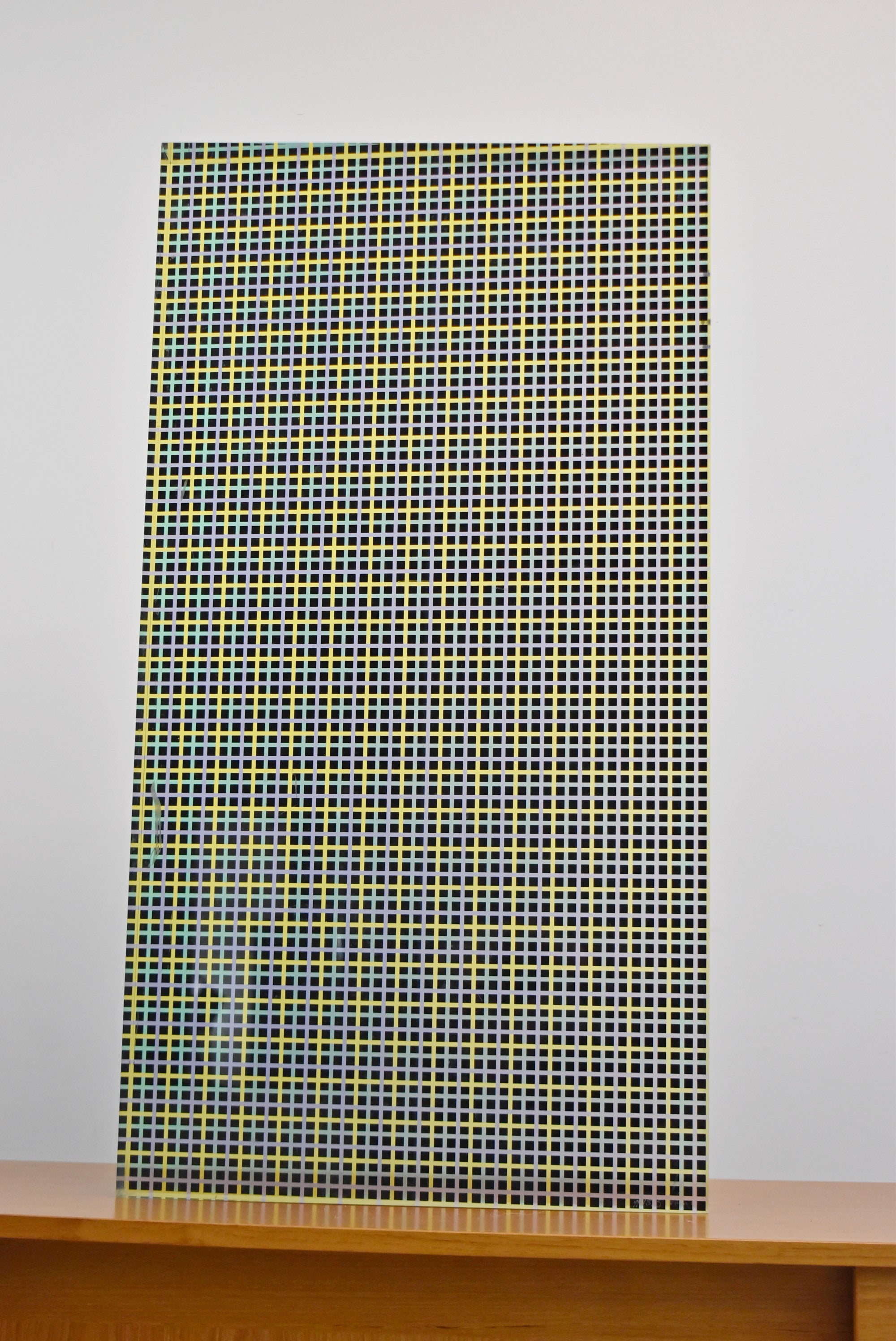 Acrylic Brick Block Sculpture 1981 by Vasa Mihich #1835