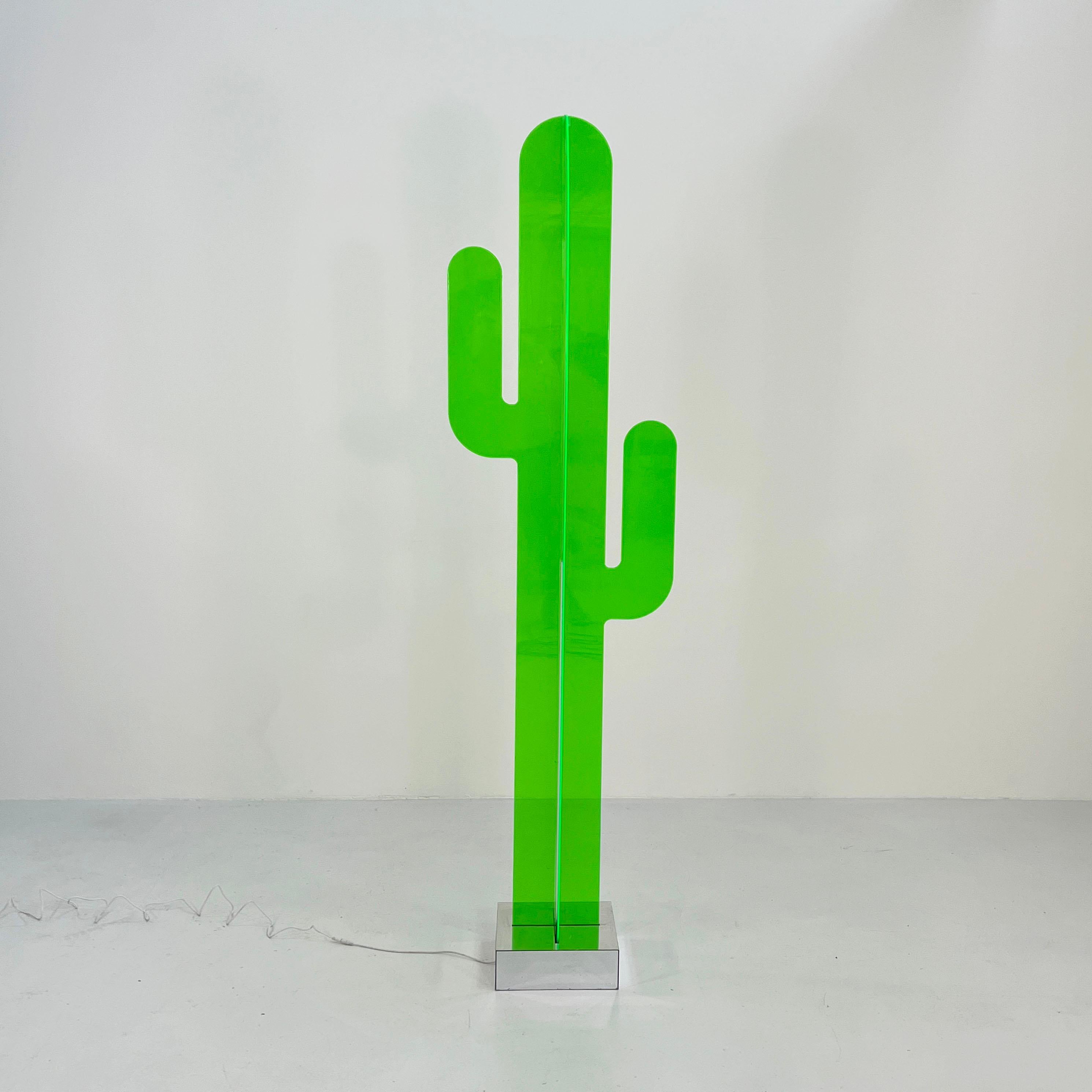 Post-Modern Acrylic Cactus Floor Lamp, 2000s