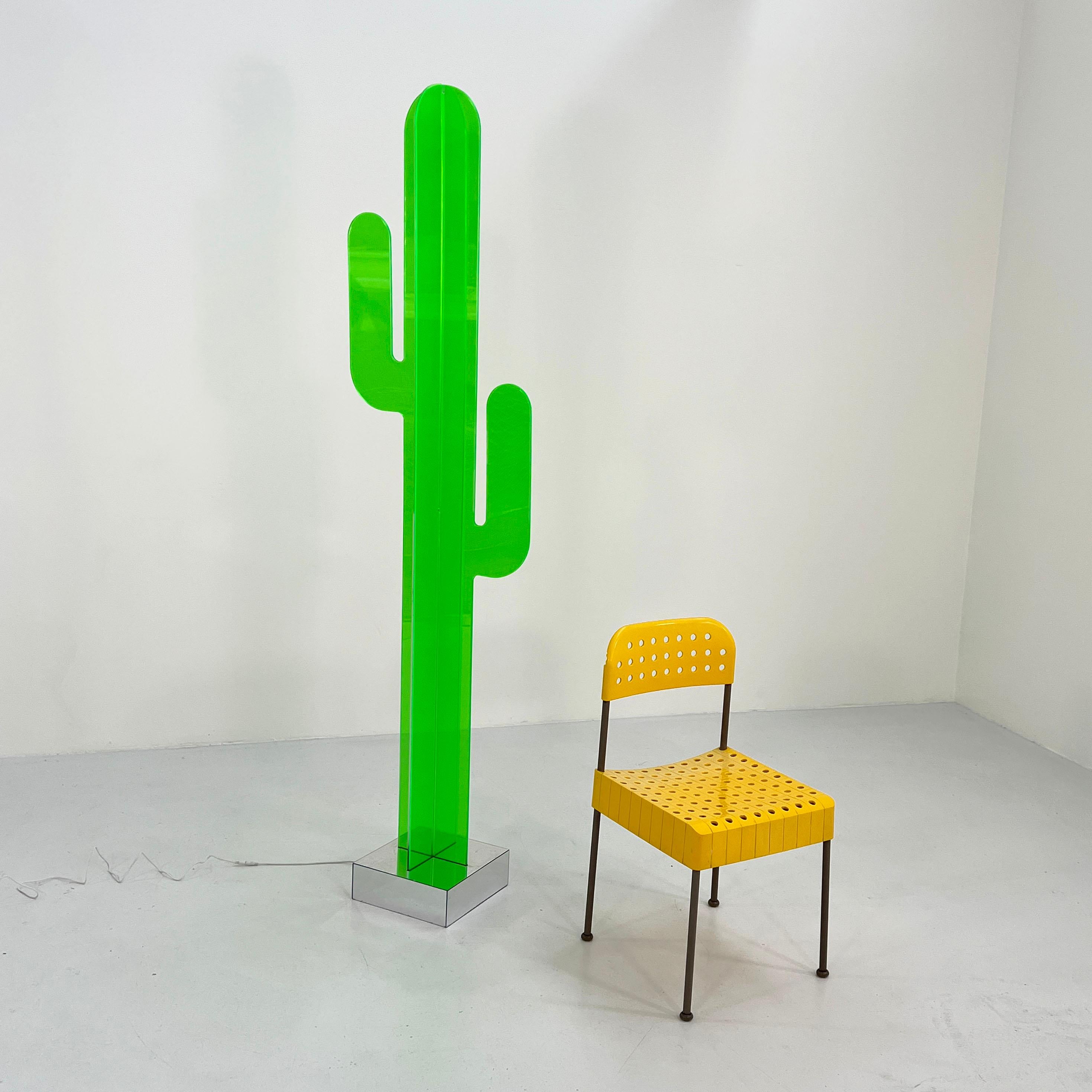 Acrylic Cactus Floor Lamp, 2000s 2