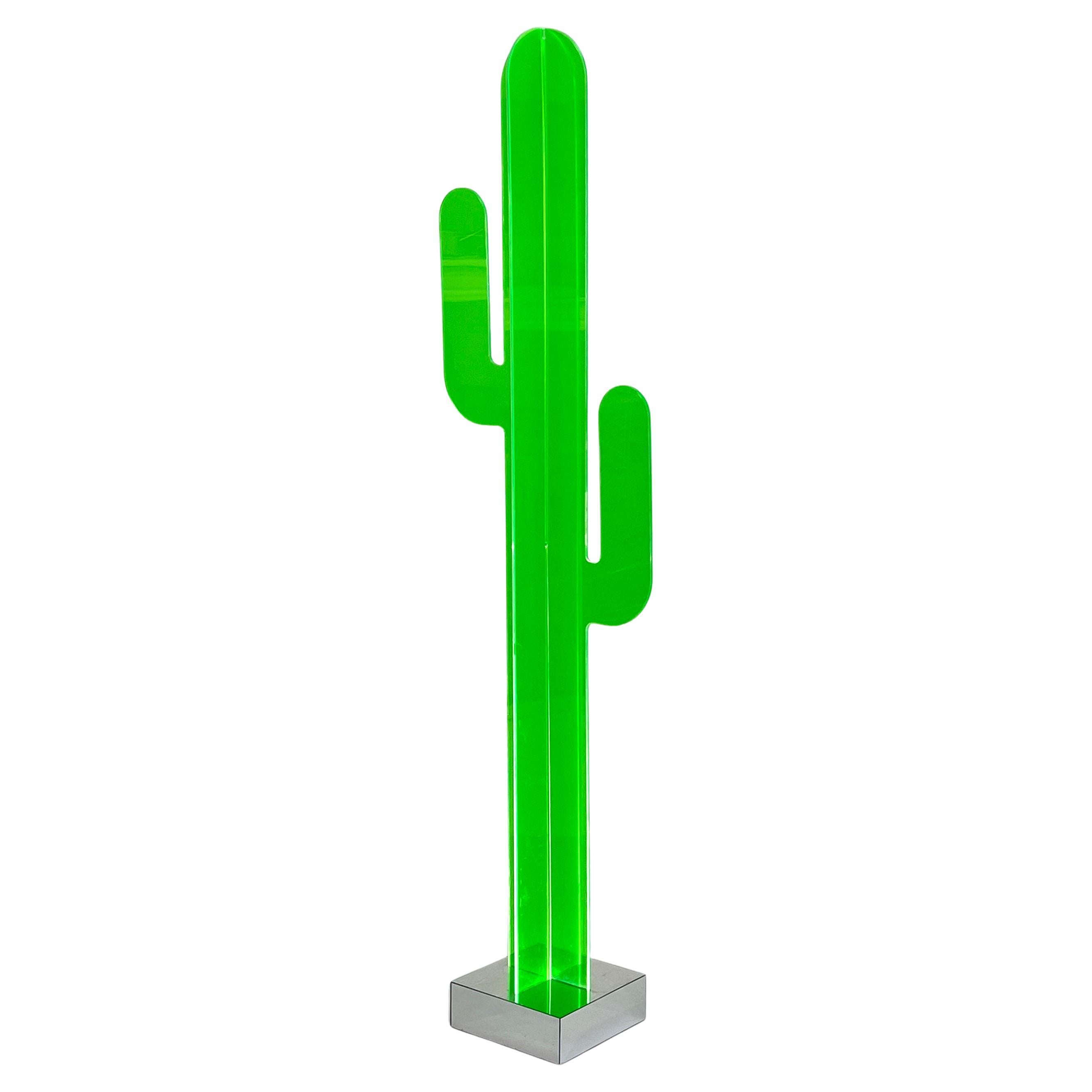 Acrylic Cactus Floor Lamp, 2000s