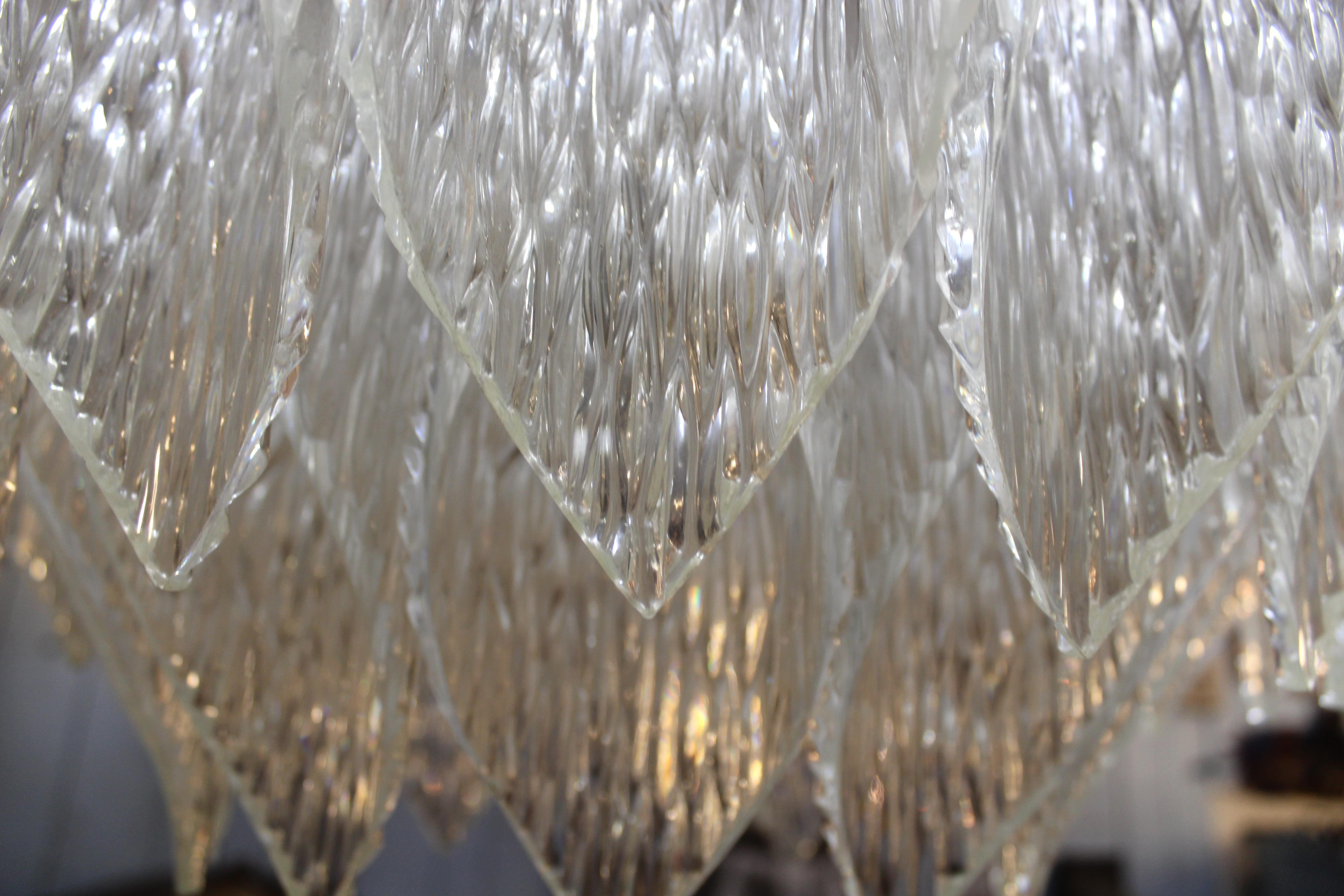 Acrylic Chandelier by Kalmar For Sale 3