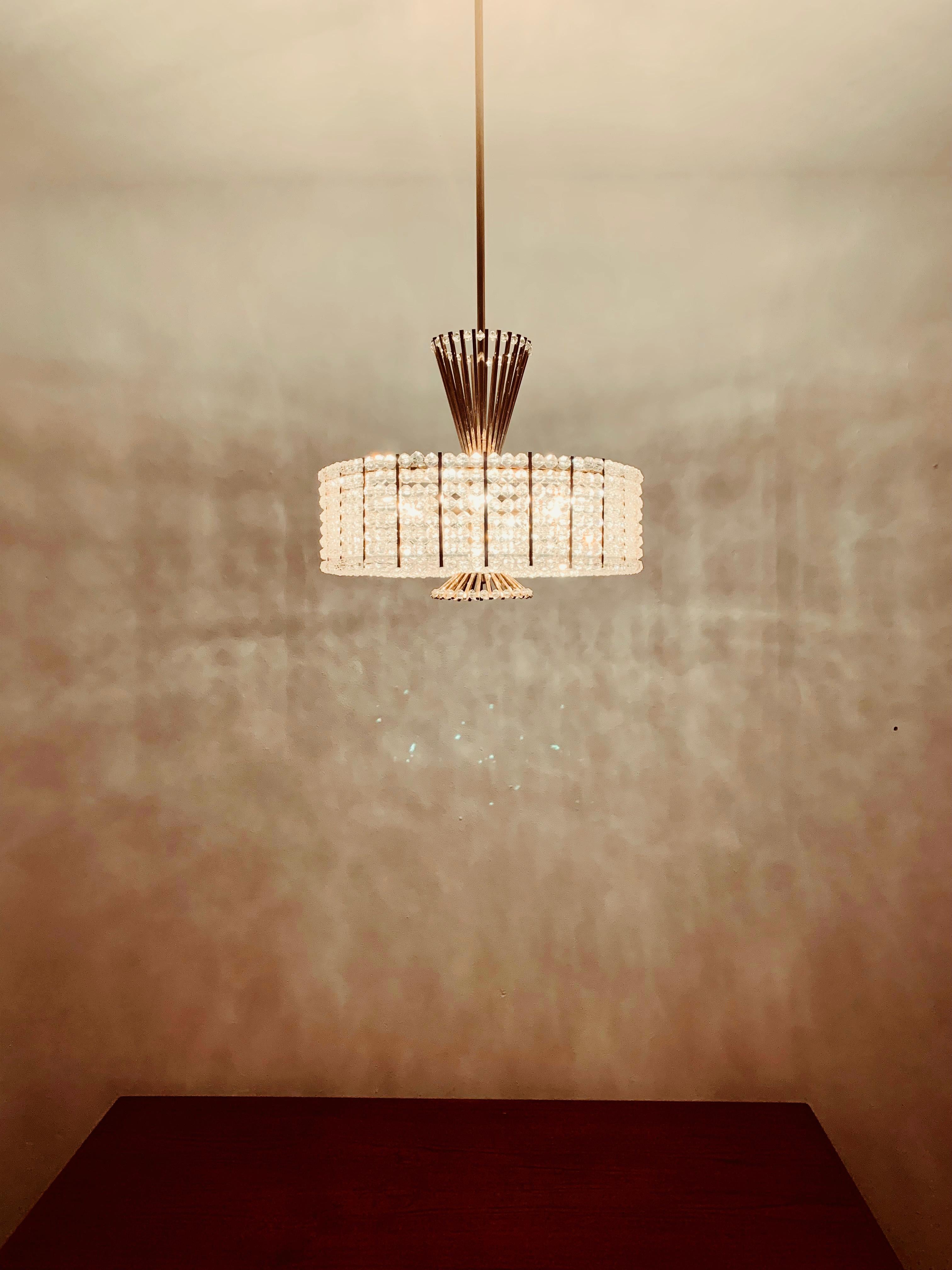 Acrylic Chandelier For Sale 1