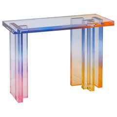 Mesa consola acrílica, Serie Cristal, Mesa consola n.º 1 de Saerom Yoon