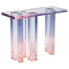 Acrylic Console Table, Crystal Series, Console Table No. 3 by Saerom Yoon