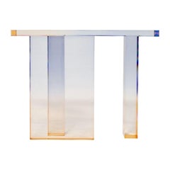 Mesa consola acrílica, Serie Cristal, Mesa consola n.º 4 de Saerom Yoon