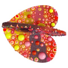 Acrylic, Epoxy "Love Sculpture", Artists Michael Gitter and Jillian Whelan