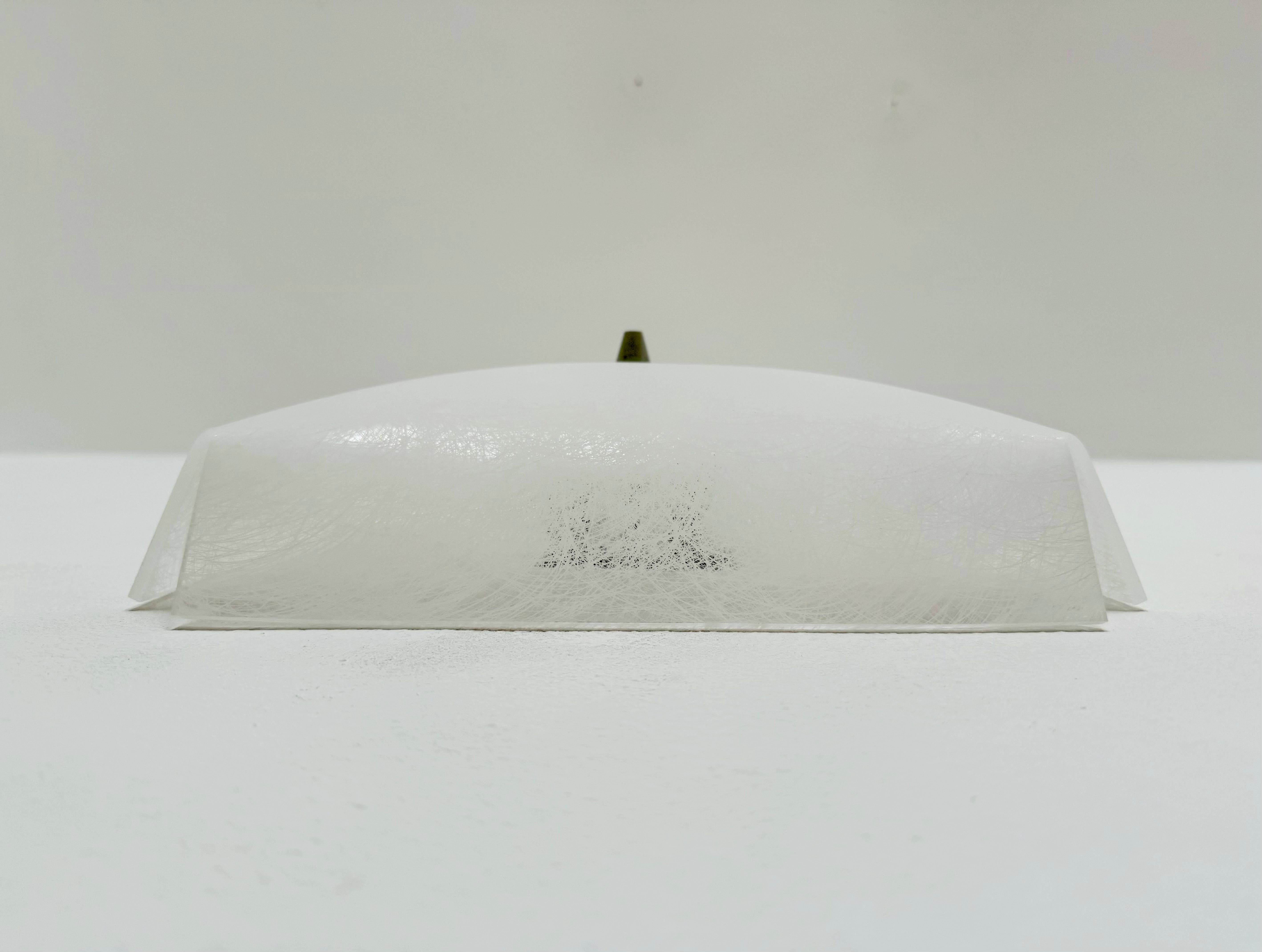 Mid-Century Modern Acrylic Flush Lamp For Sale