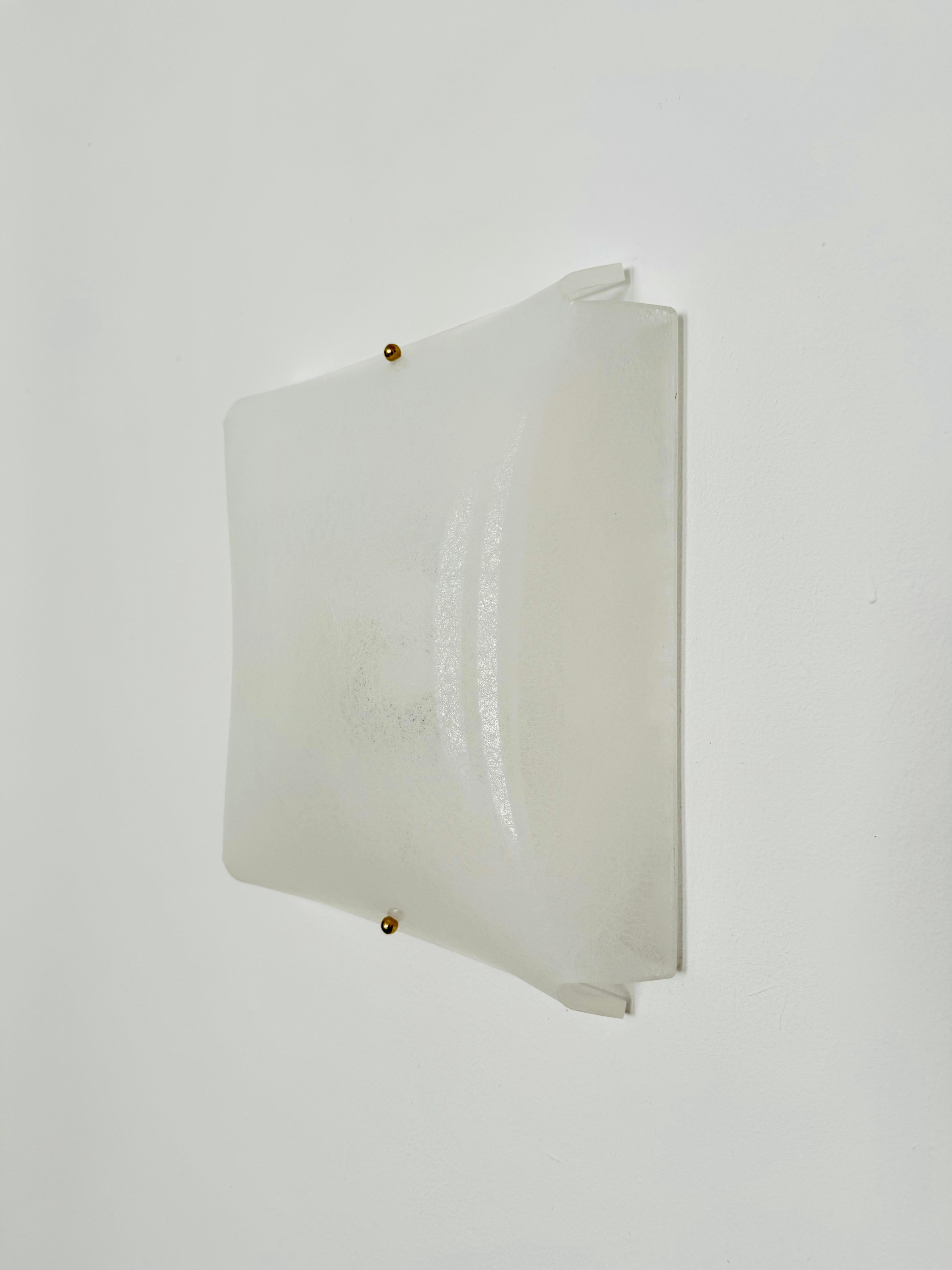 Mid-Century Modern Acrylic Flush Lamp For Sale