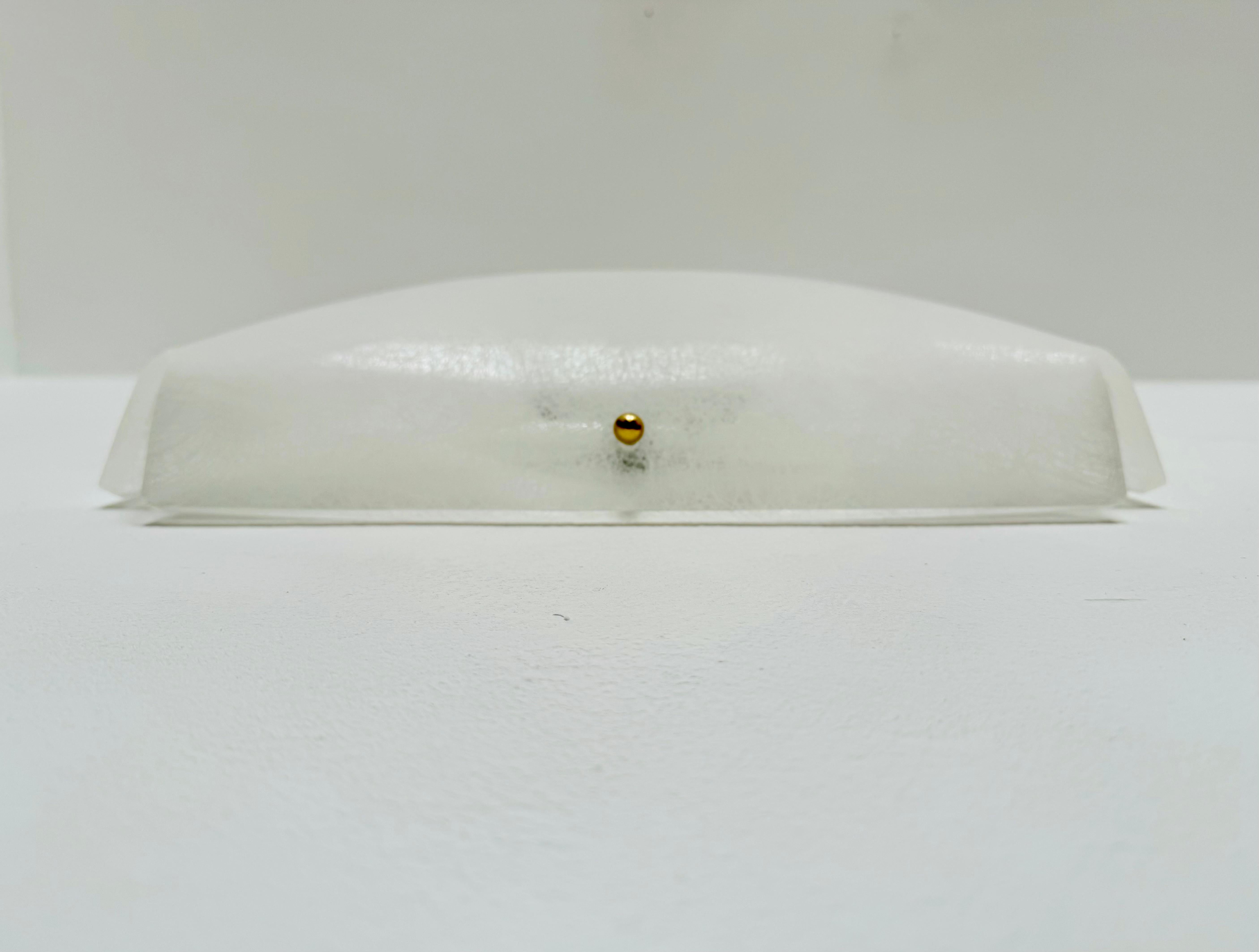 Austrian Acrylic Flush Lamp For Sale