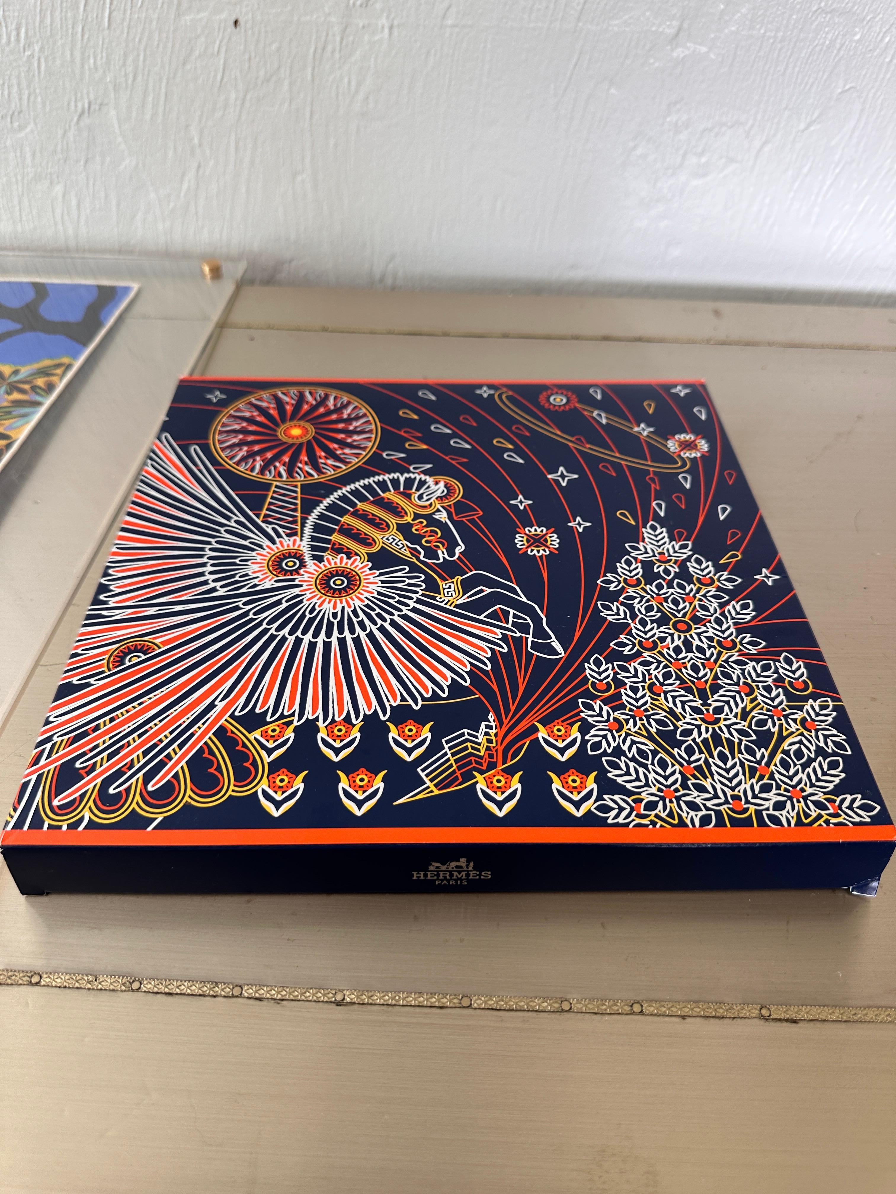 Foulard en soie Hermes 