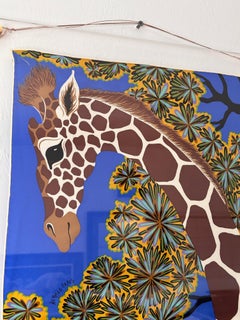 Acrylic Framed Hermes "The Three Graces" Zoom 45 Silk Scarf by Alice Shirley