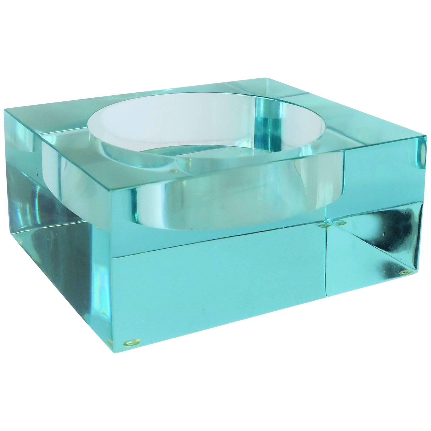 Acrylic Glass Bowl or Vide-Poche Catchall