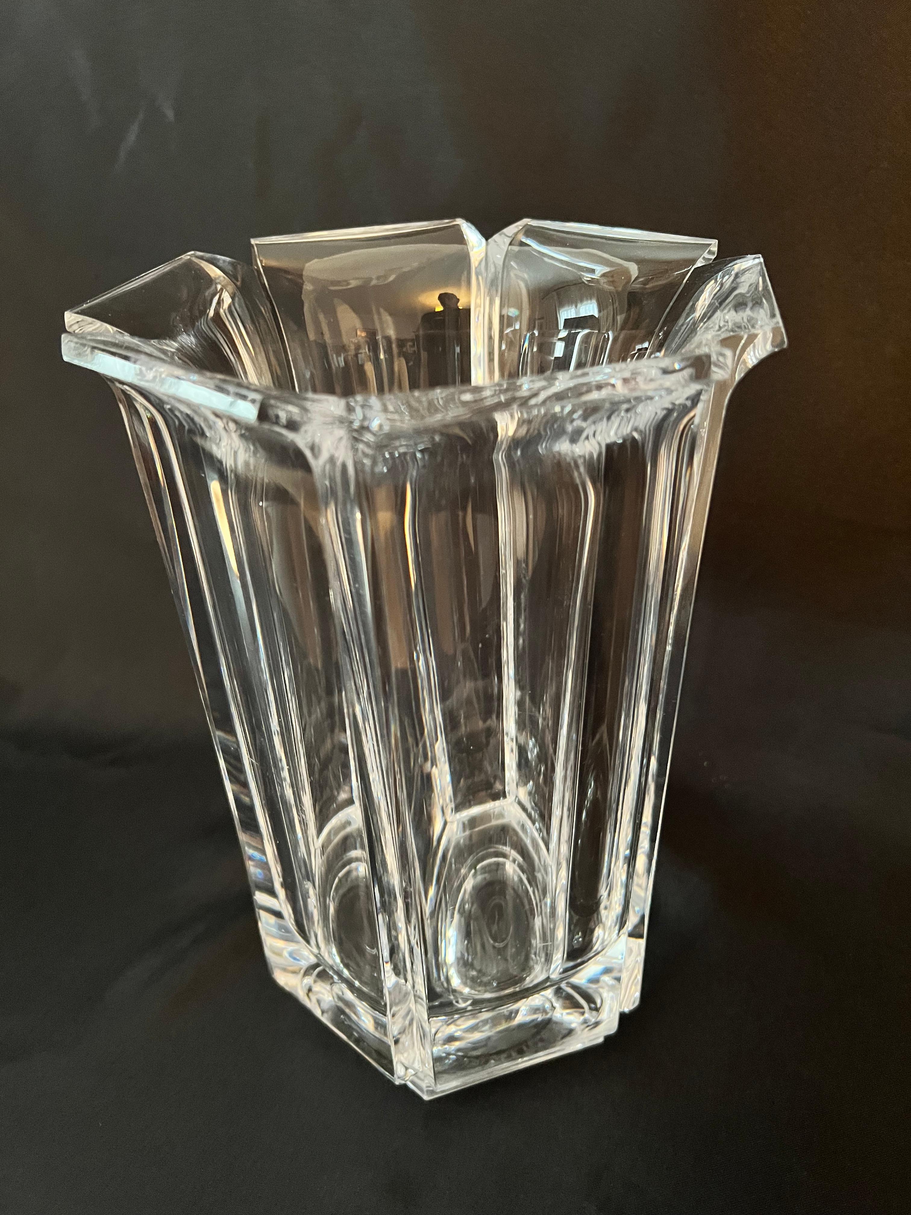 Acrylic Hexagonal Vase or Wine Chiller  For Sale 5