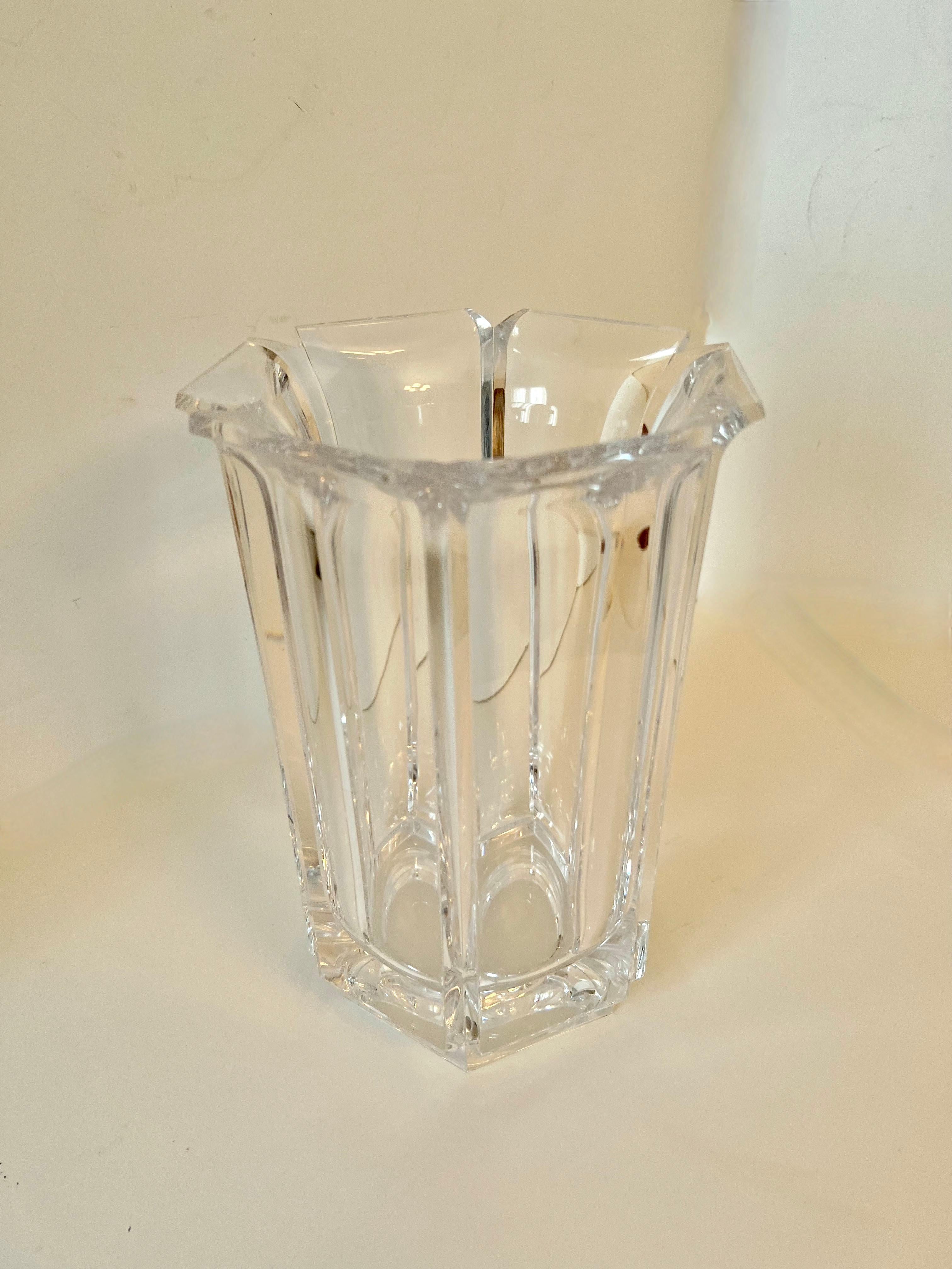 Acrylic Hexagonal Vase or Wine Chiller  For Sale 10