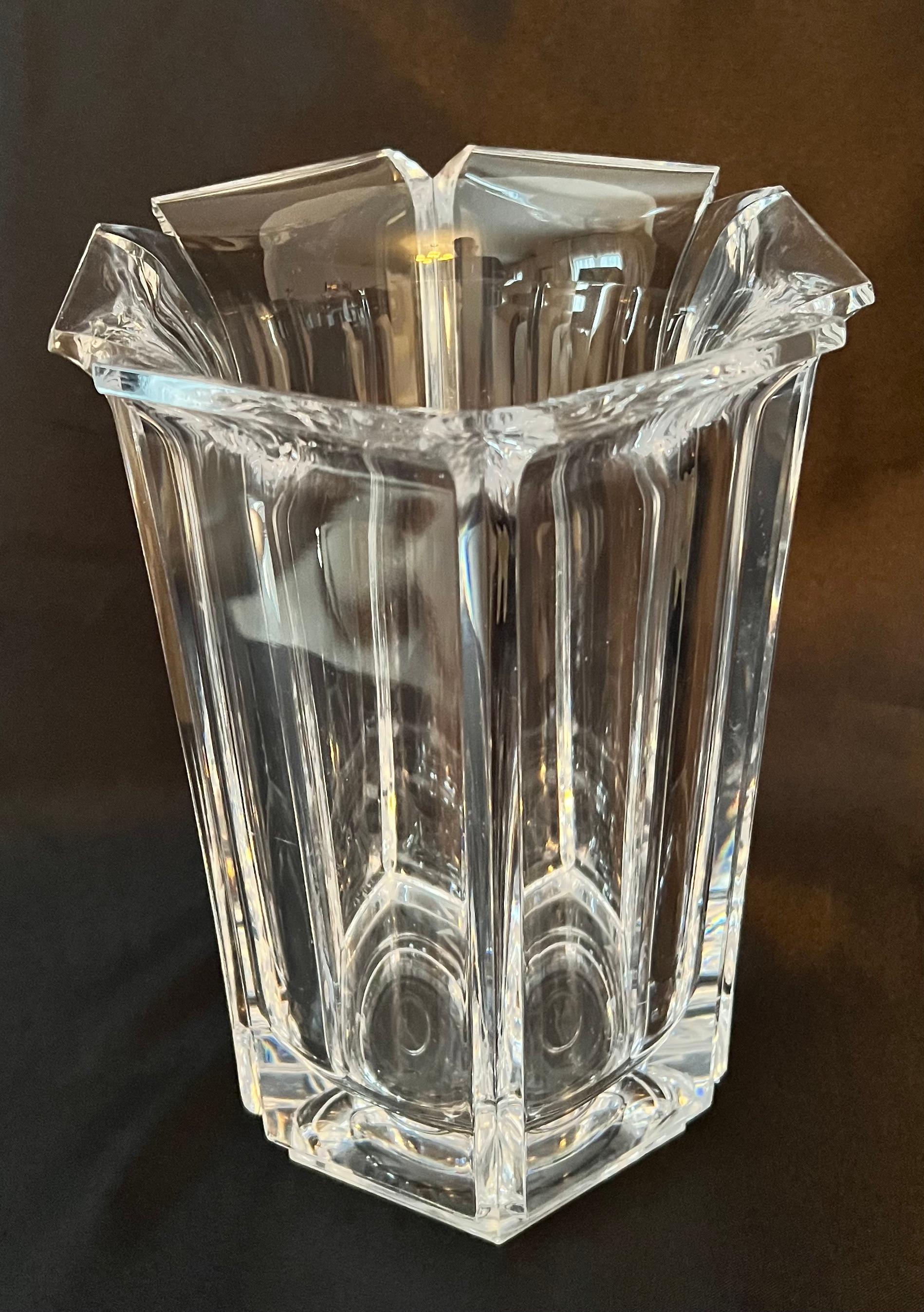 20th Century Acrylic Hexagonal Vase or Wine Chiller  For Sale