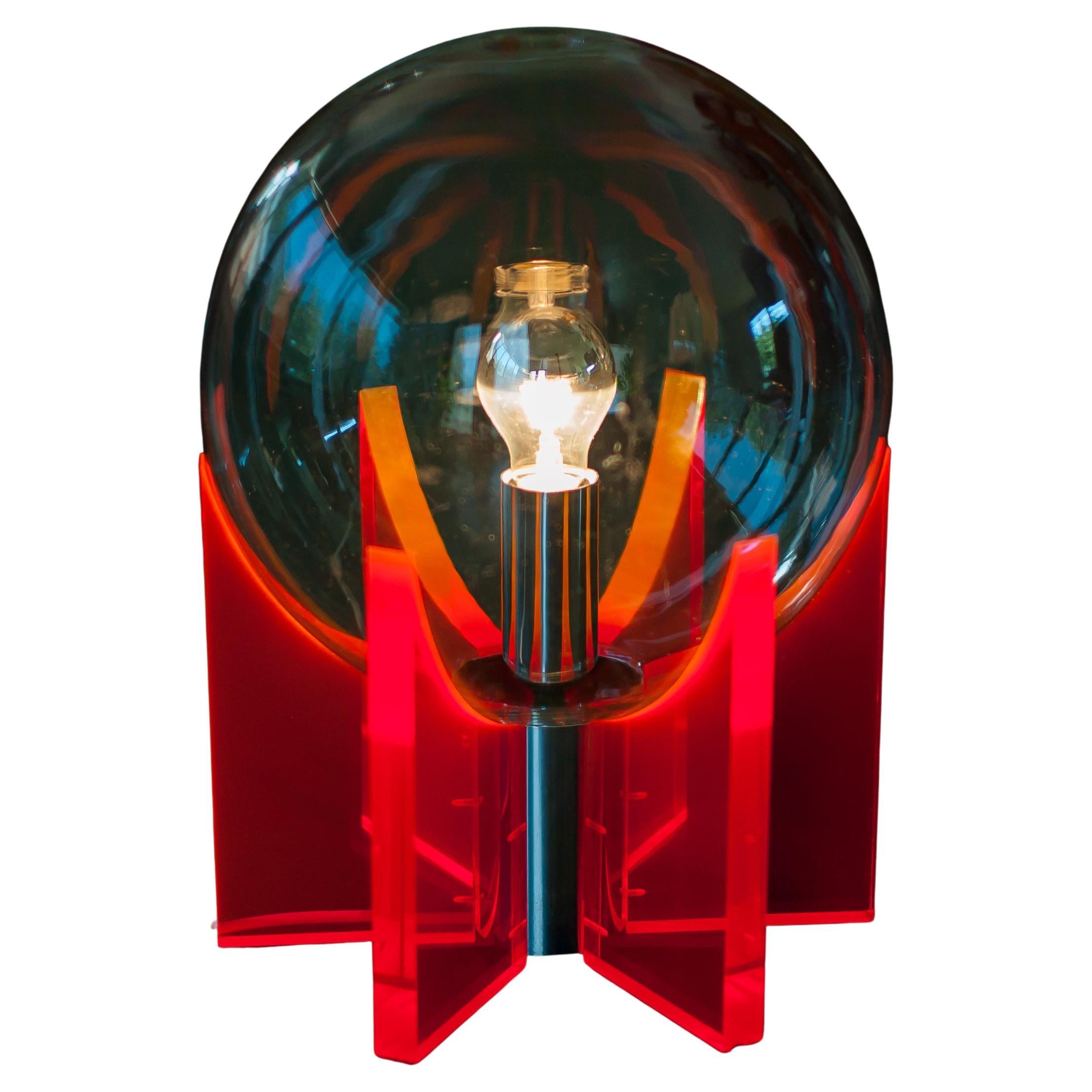 Lampe en acrylique « King Sun » en vente