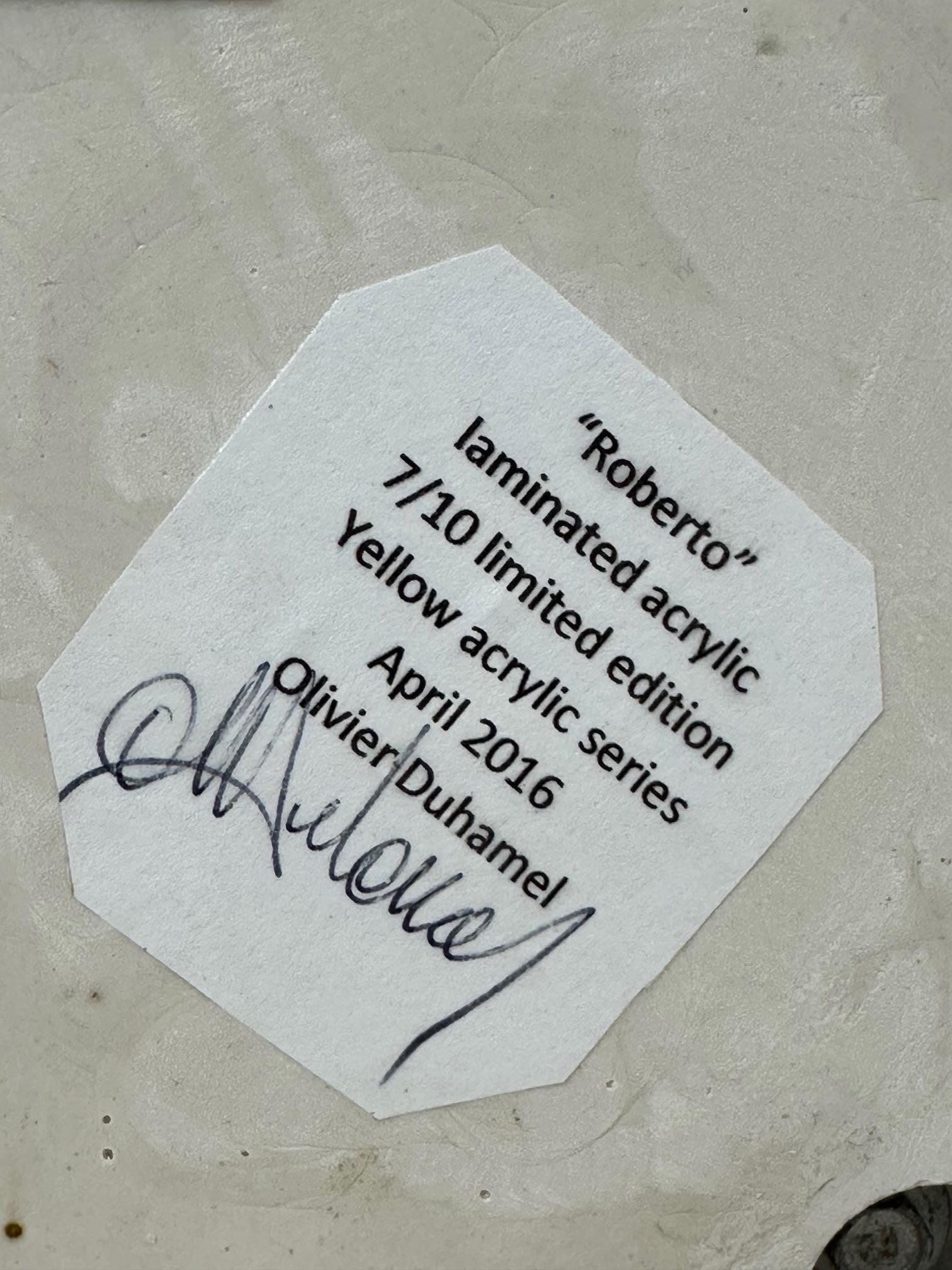 Corpo maschile in acrilico Scultpure Edizione limitata di Olivier Duhamel, 2016s in vendita 8