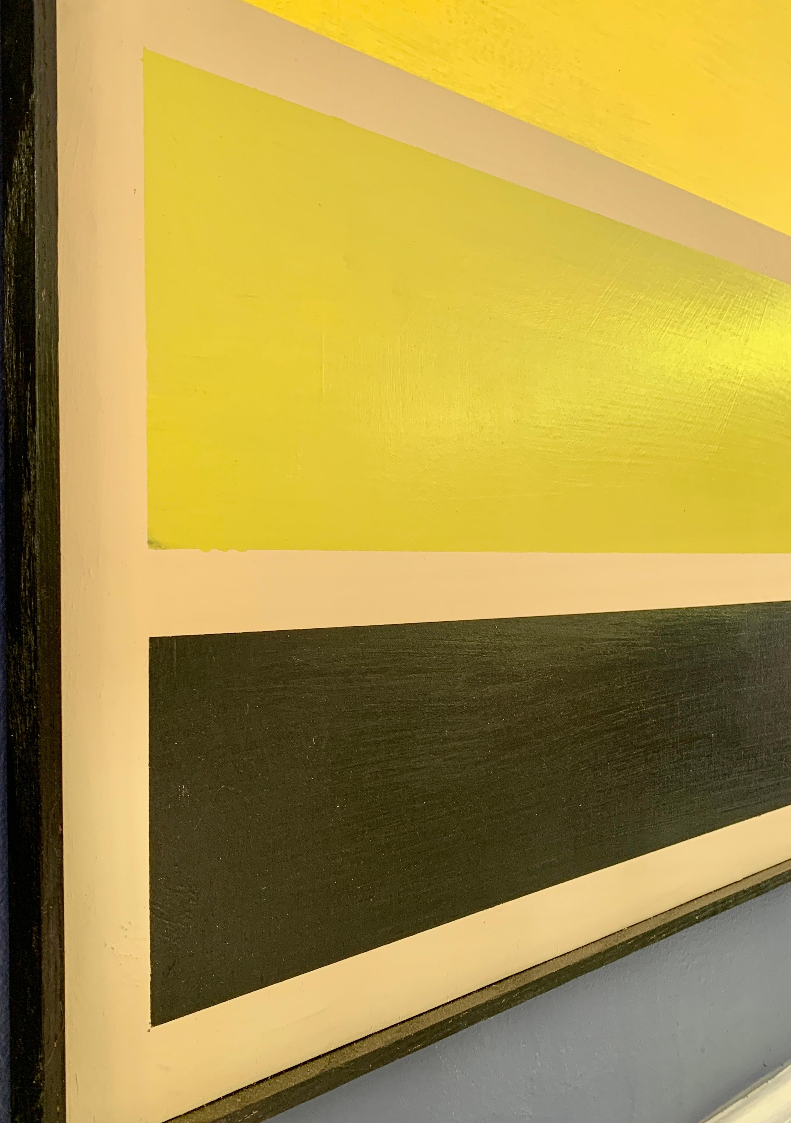 American Acrylic on Board Trio of Yellow by Darren Ransdell Design