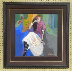 Acrylic on Canvas Original Painting "Beyond Paradise" by Isaac Maimon