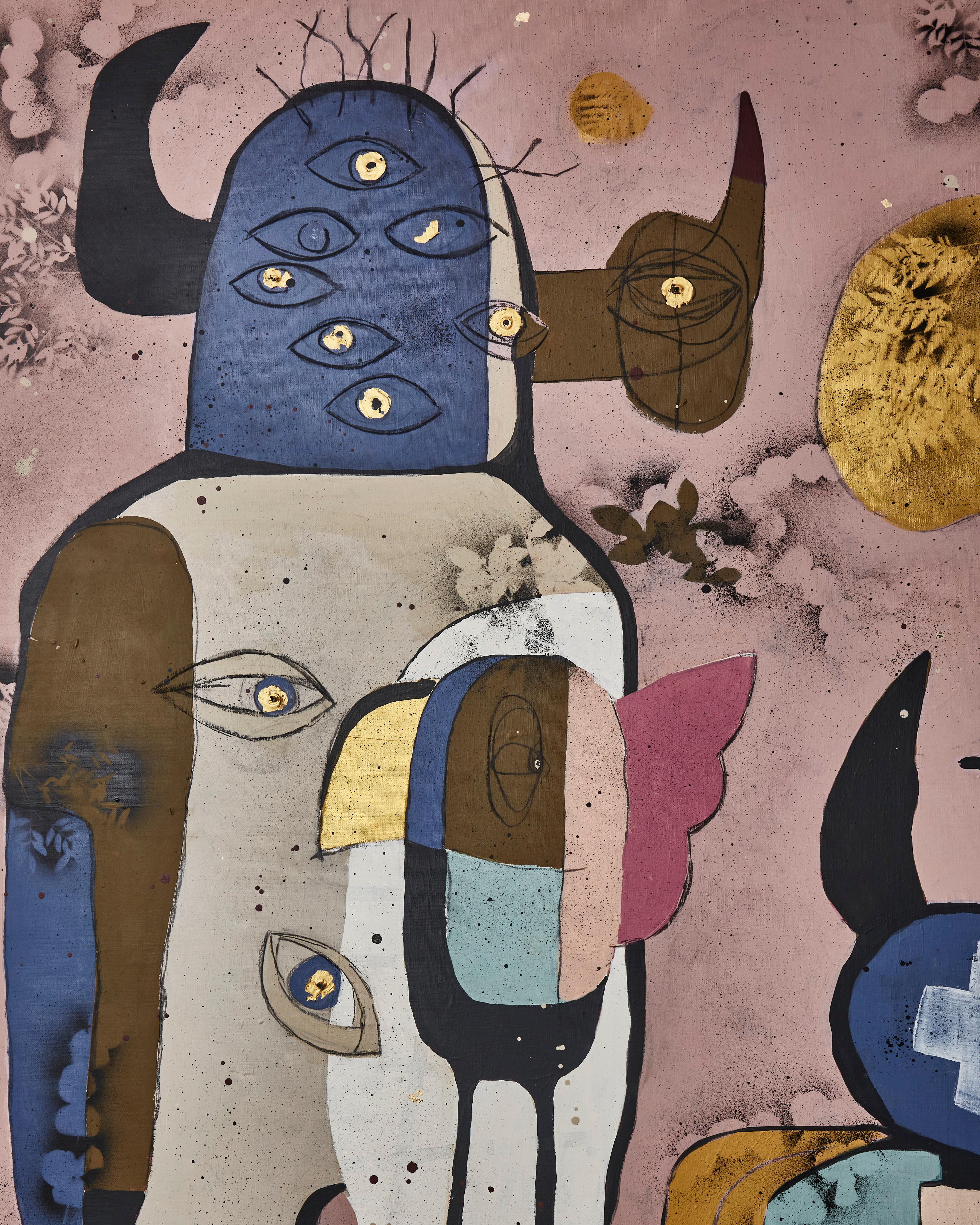 Pintura acrílica de Anna P en Excelente estado para la venta en Saint-Ouen (PARIS), FR