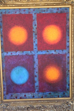 Peinture acrylique de Betty O'Hare, Méditation