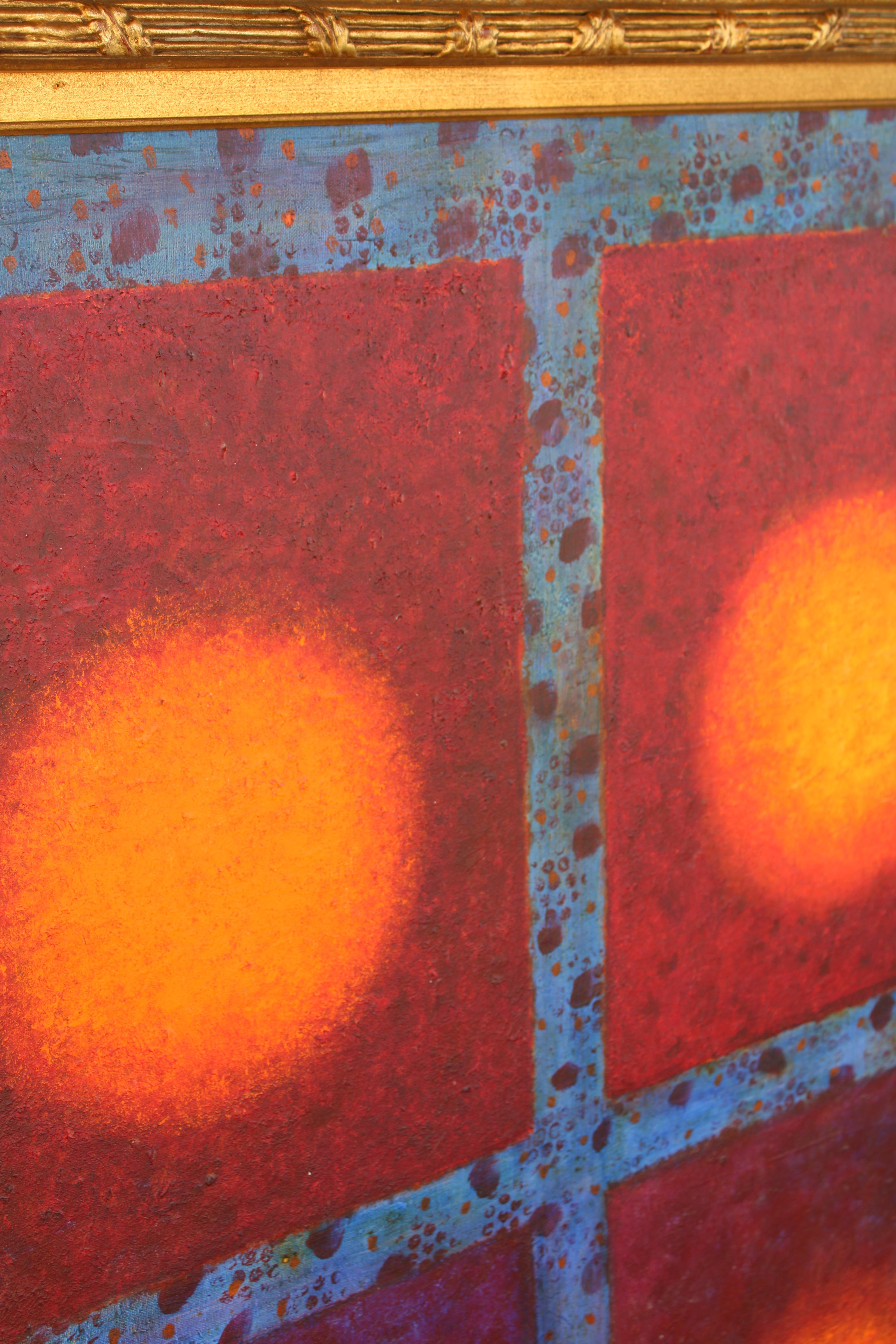 Pintura acrílica de Betty O'Hare, Meditación en Bueno estado para la venta en Palm Springs, CA
