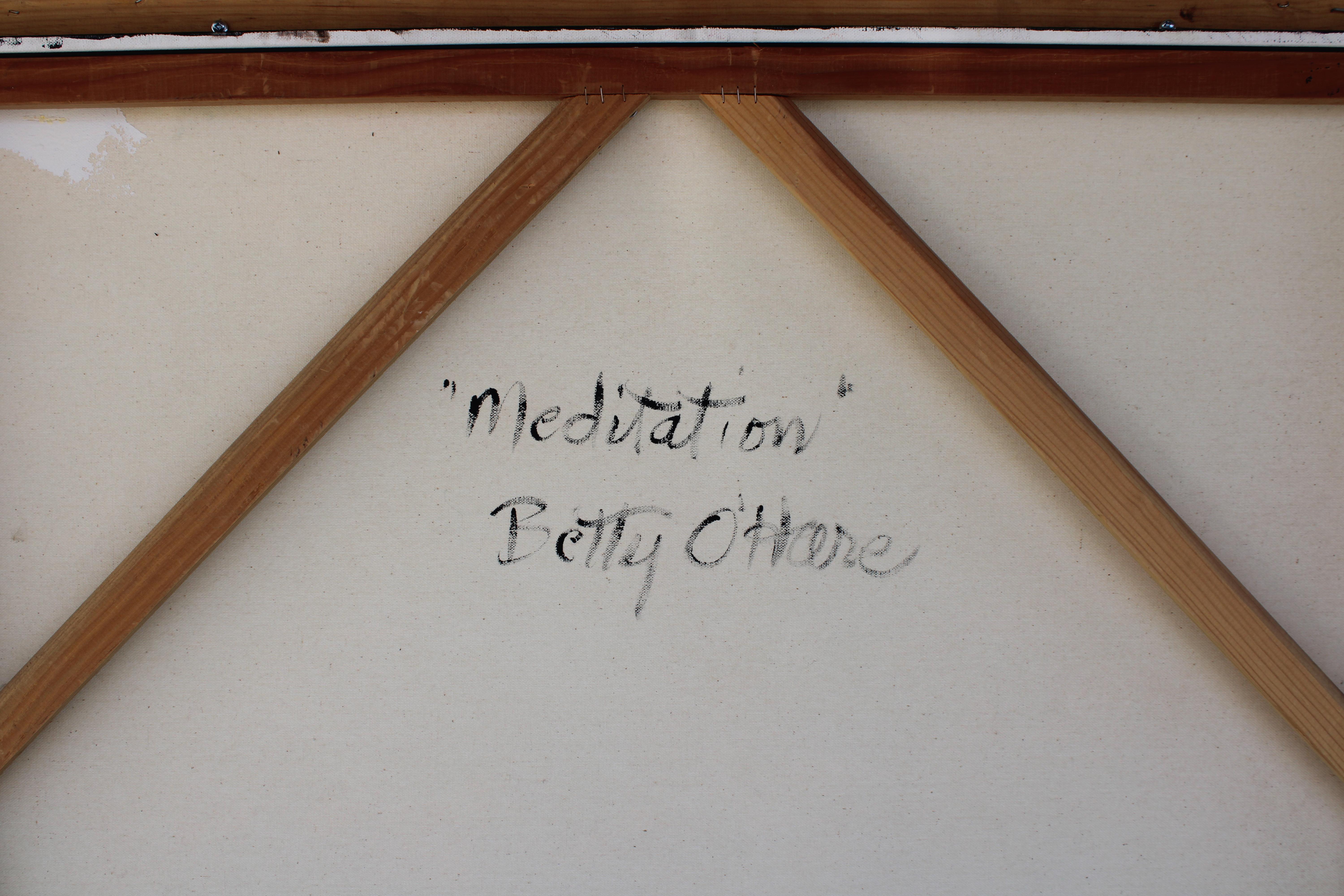 Pintura acrílica de Betty O'Hare, Meditación en venta 1