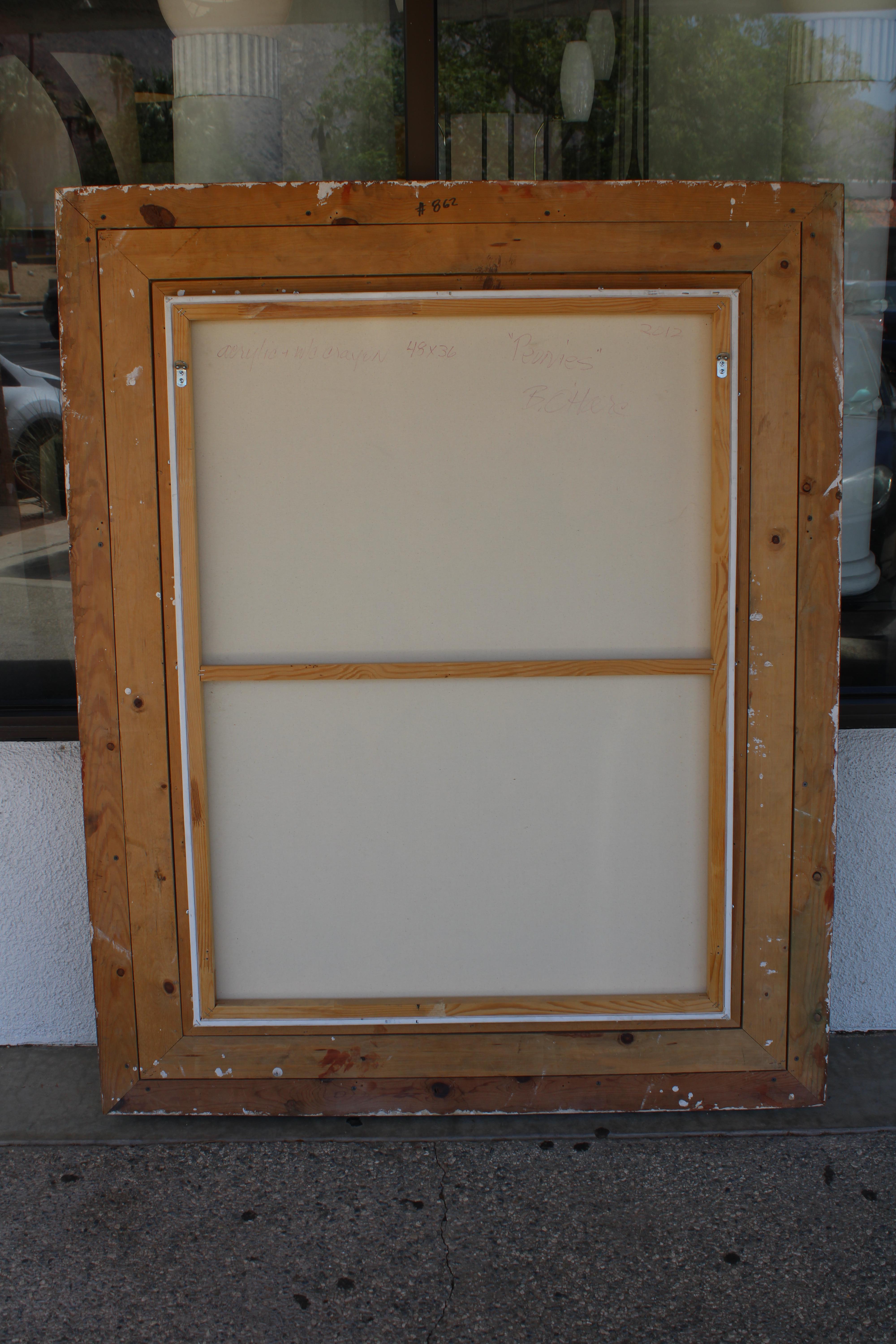 Pintura acrílica de Betty O'Hare, Peonías Siglo XXI y contemporáneo en venta
