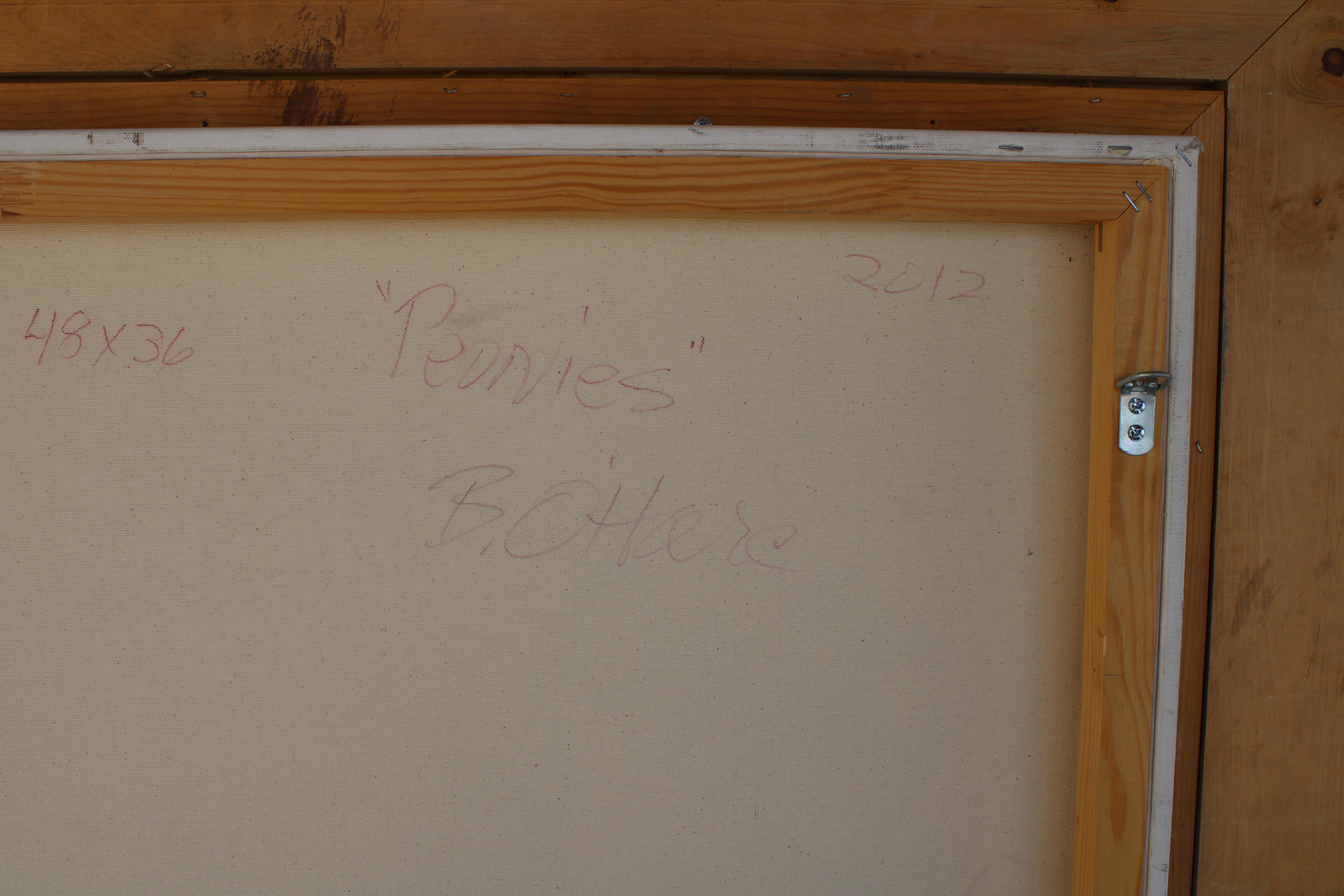 Pintura acrílica de Betty O'Hare, Peonías en venta 2