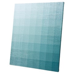 Acrylic Painting by David Svensson, Sweden, 2002, Blue, geometic, woven