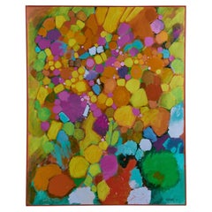 Pintura acrílica de Dick Ellescas, hacia la década de 1970