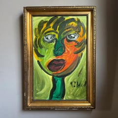 Acrylgemälde auf Karton Peter Robert Keil, signiert