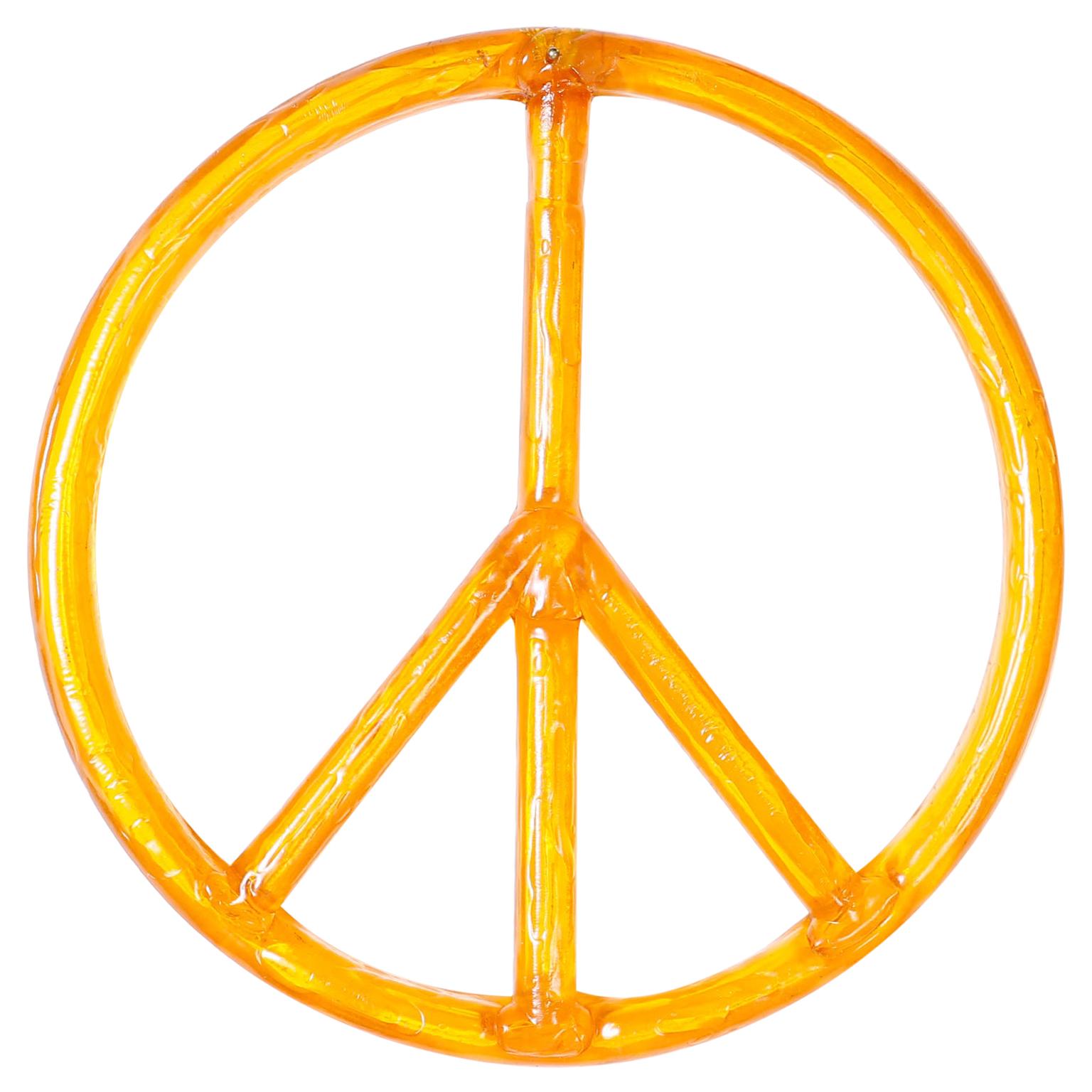 Acrylic Peace Sign