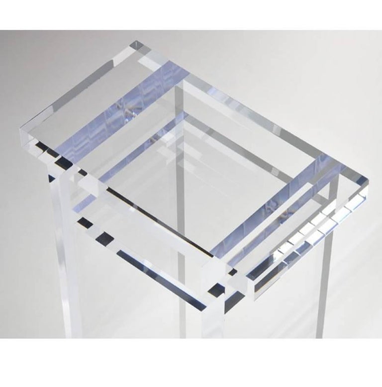Acrylic Pedestal For Sale at 1stDibs