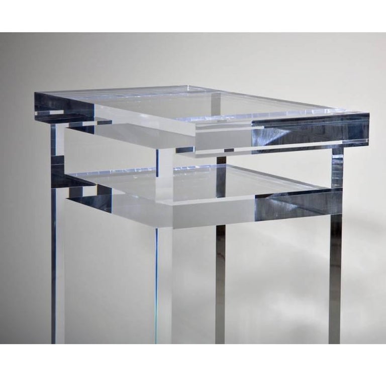 Acrylic Pedestal For Sale at 1stDibs