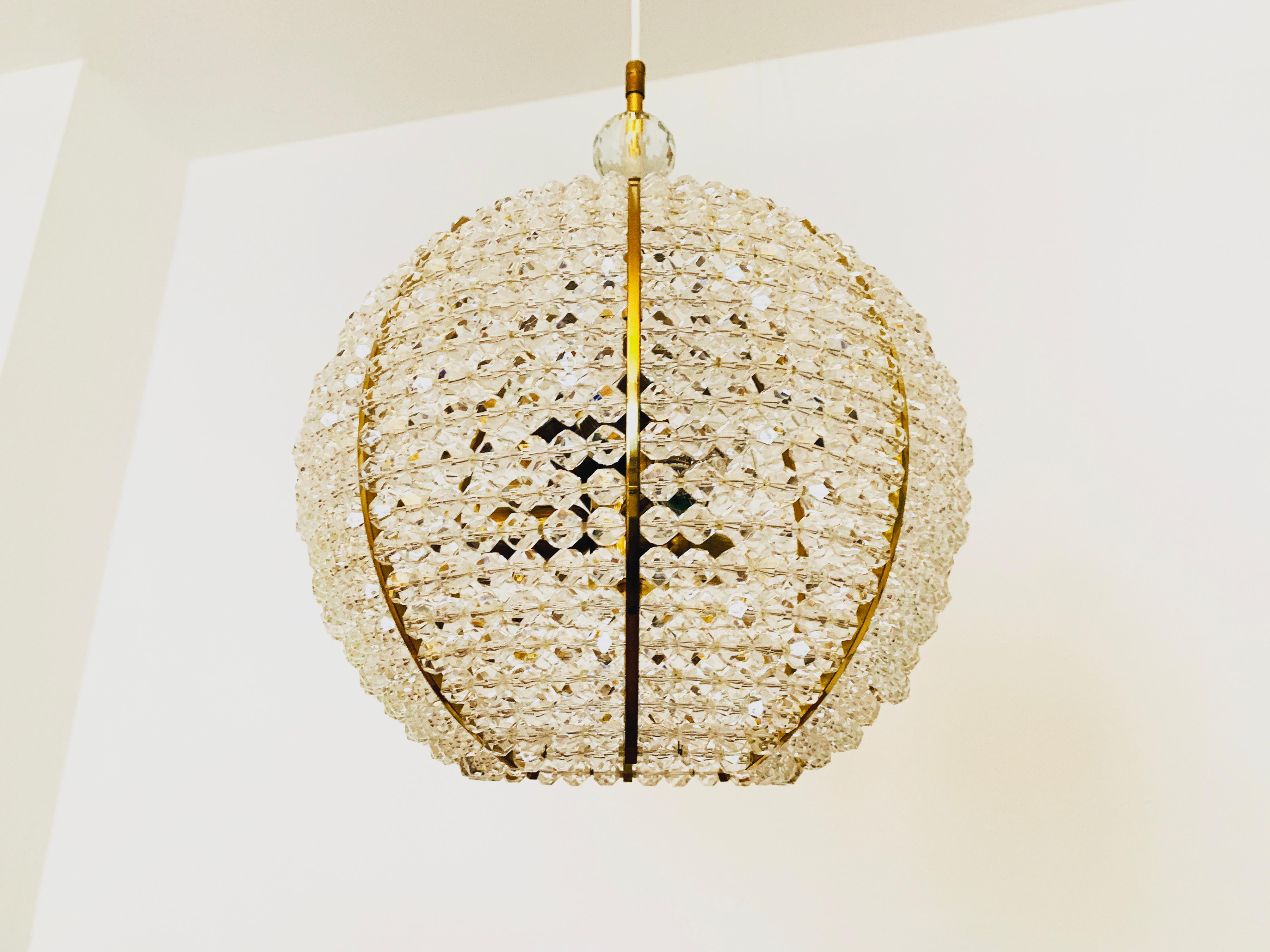 Acrylic Pendant Lamp In Good Condition For Sale In München, DE