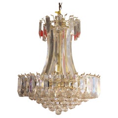 Acrylic Prism Waterfall Chandelier