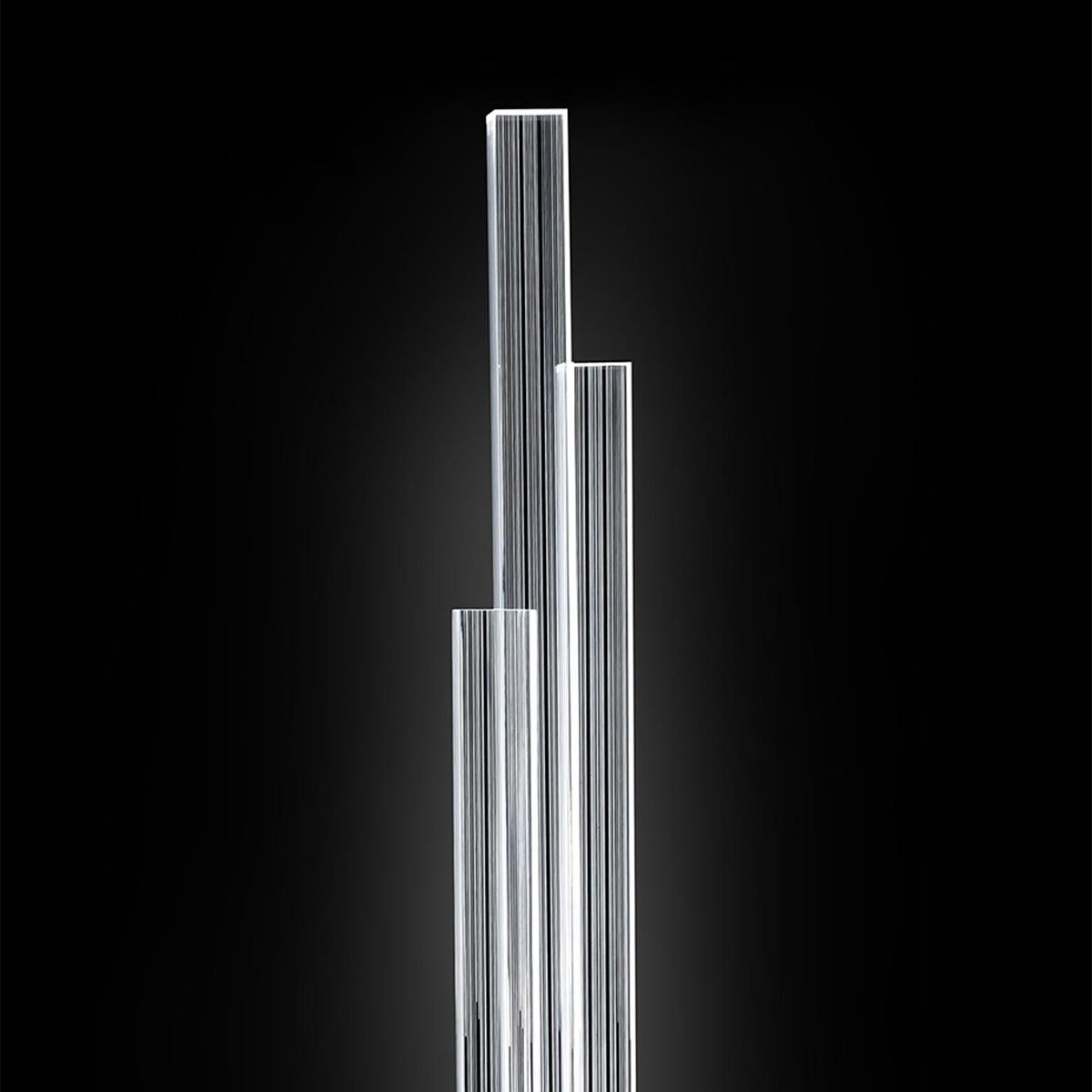 Contemporary Acrylic Rods Floor Lamp For Sale