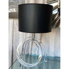 Acrylic Sculptural Ribbon Lamp