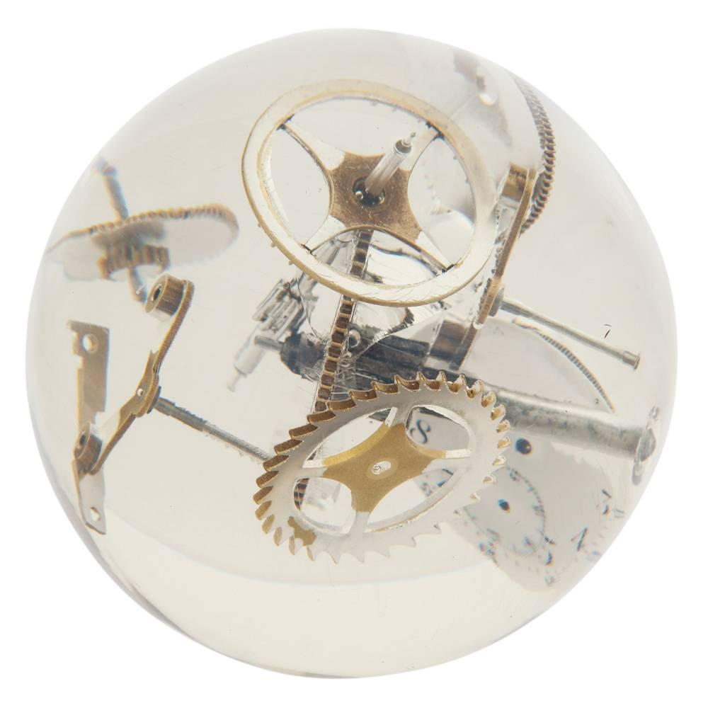 Exploded Watch Parts Sphere, Resin, Acrylic, Lucite In Good Condition In New York, NY