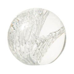 Escultura Esfera Acrílica Grande, Resina, Lucite