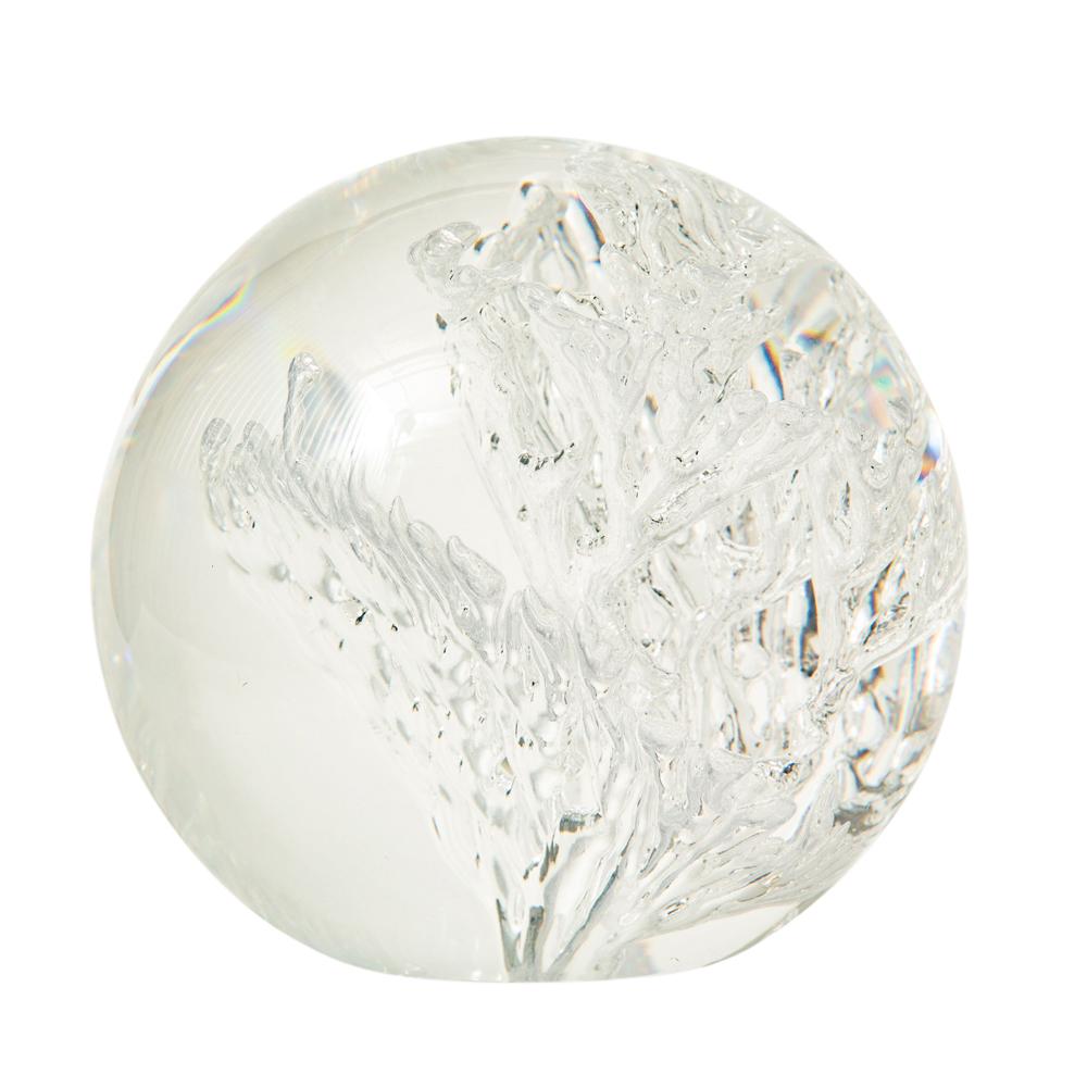 Acrylic Sphere Sculpture, Resin, Lucite In Good Condition For Sale In New York, NY