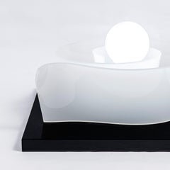 Acrylic Table Lamp, Italy, circa 1980